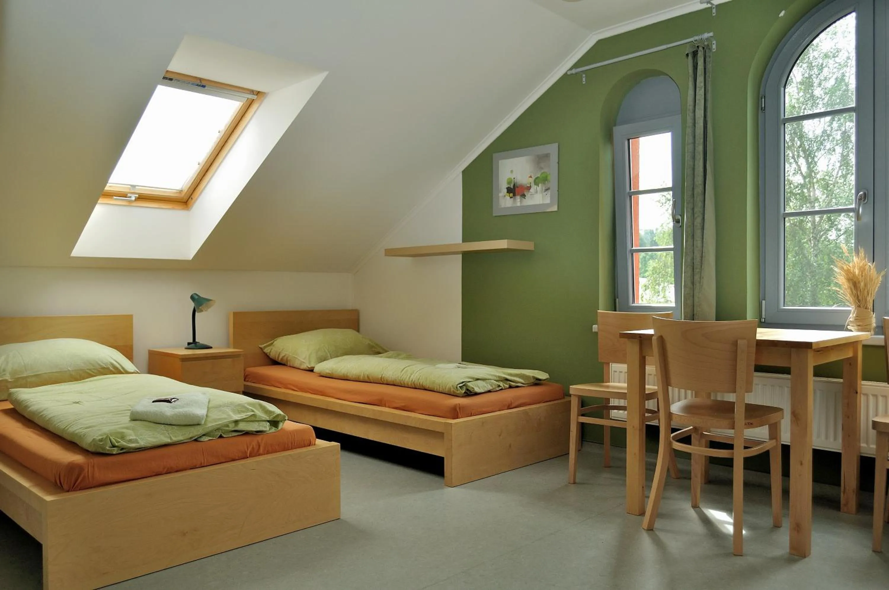 Double Room with Private Bathroom in Hostel Lípa - Továrna