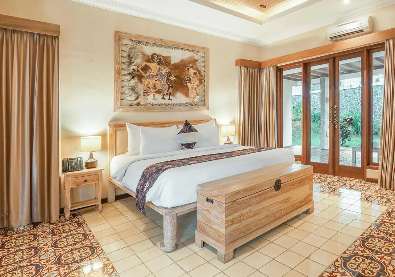 Bed in Shanaya Resort Malang