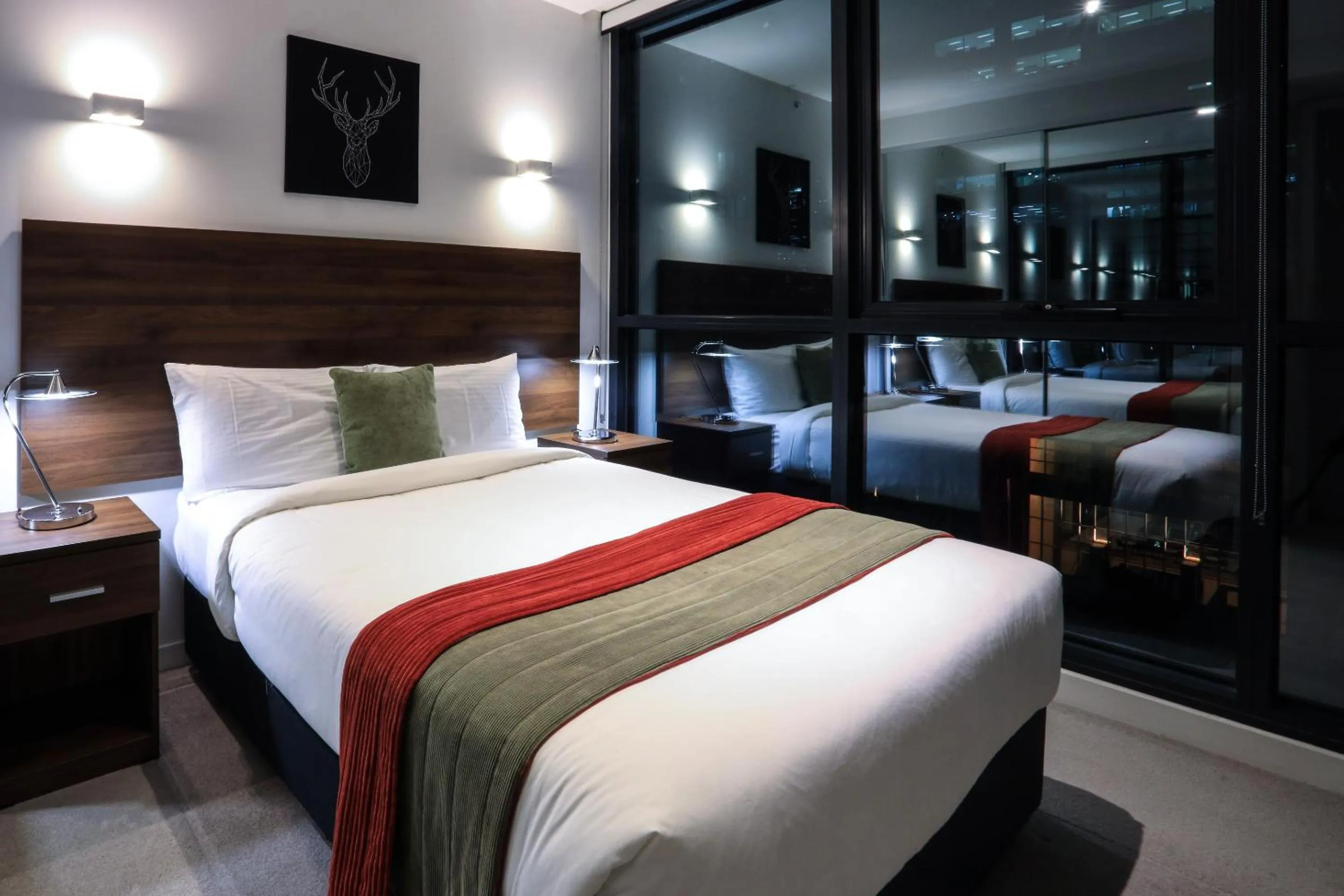 Bed in Flinders Street Apartments