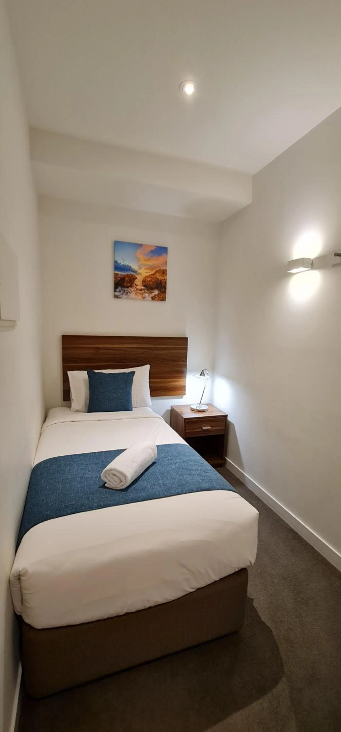 Bed in Flinders Street Apartments