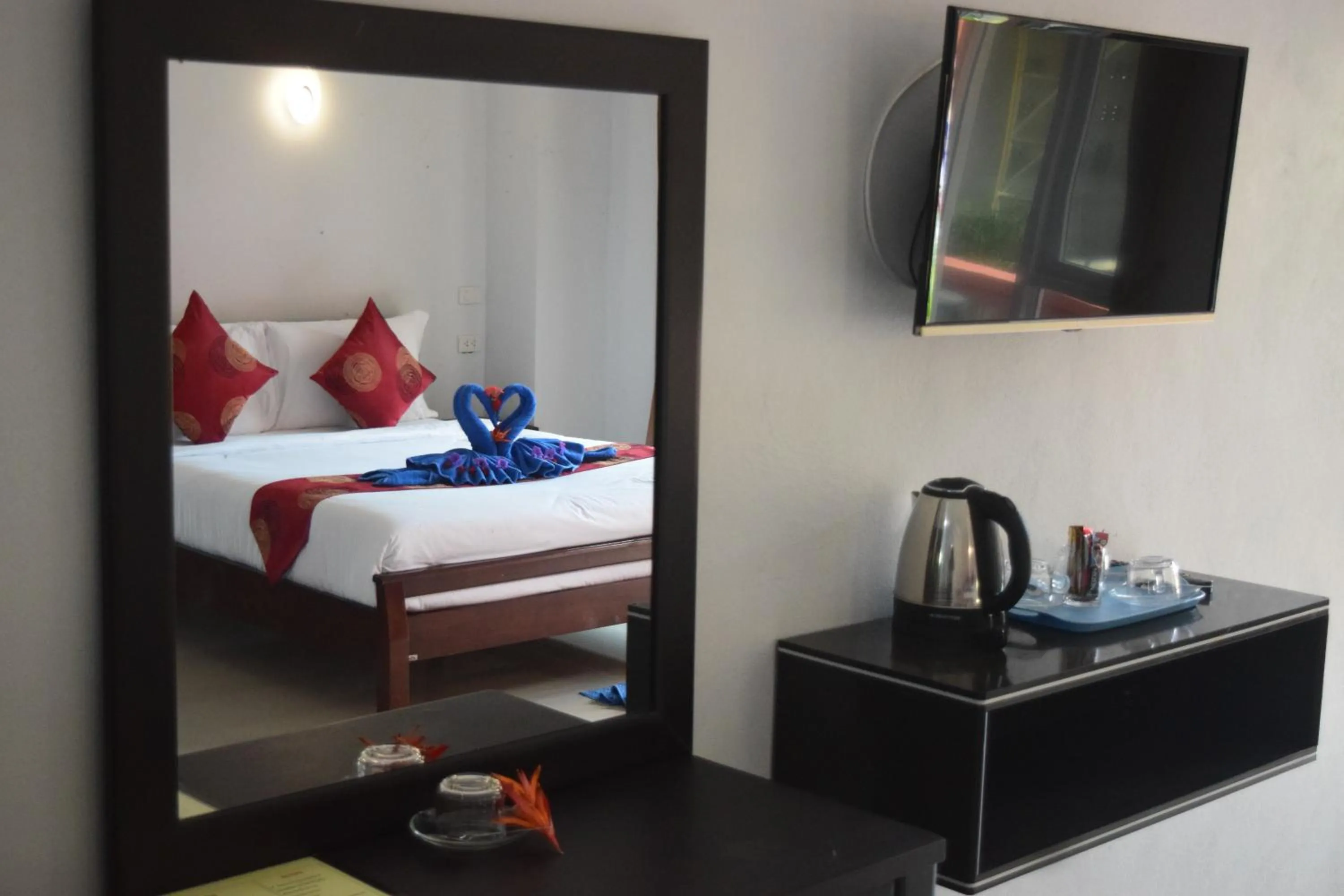 Bed in Tamarind Lanta Resort