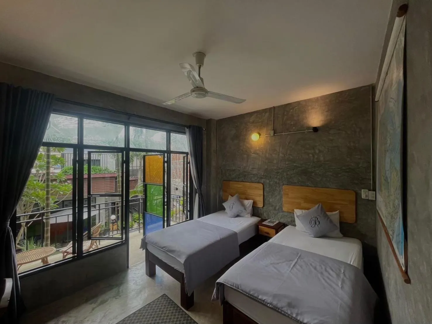 Bed in The Picturebook Guesthouse