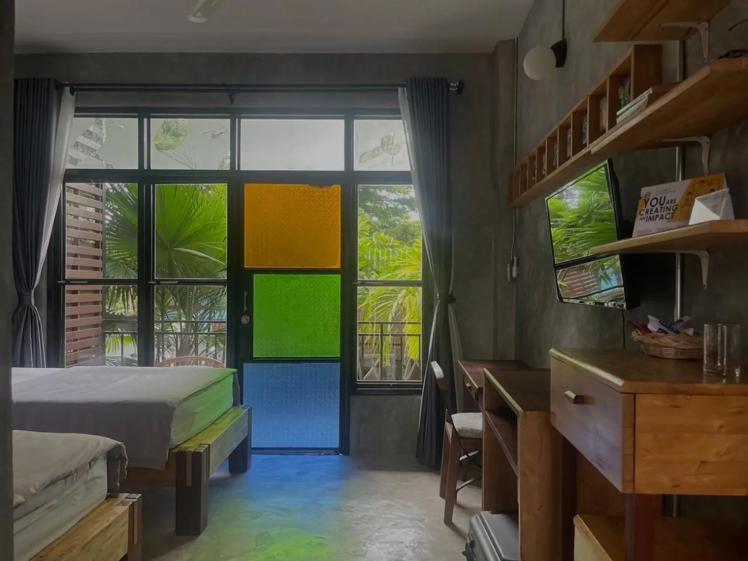 Bed in The Picturebook Guesthouse