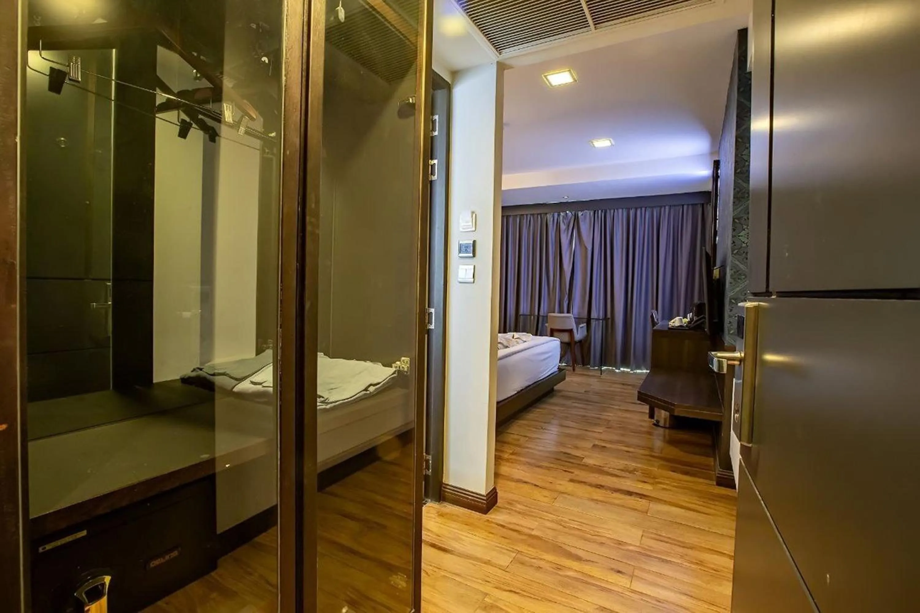 Bed in Holatel Hotel Phitsanulok