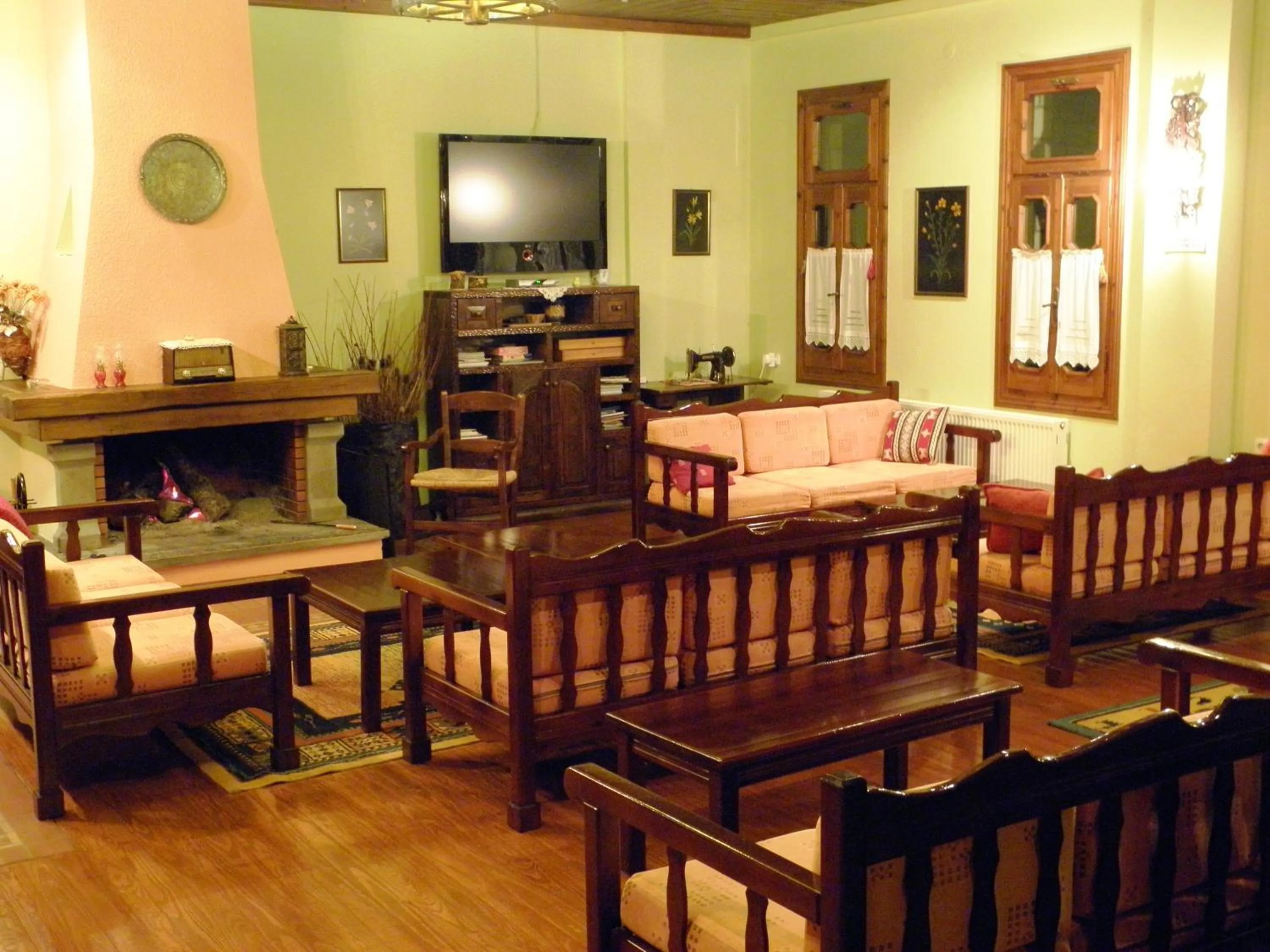 Lobby or reception in Hotel Mpakou