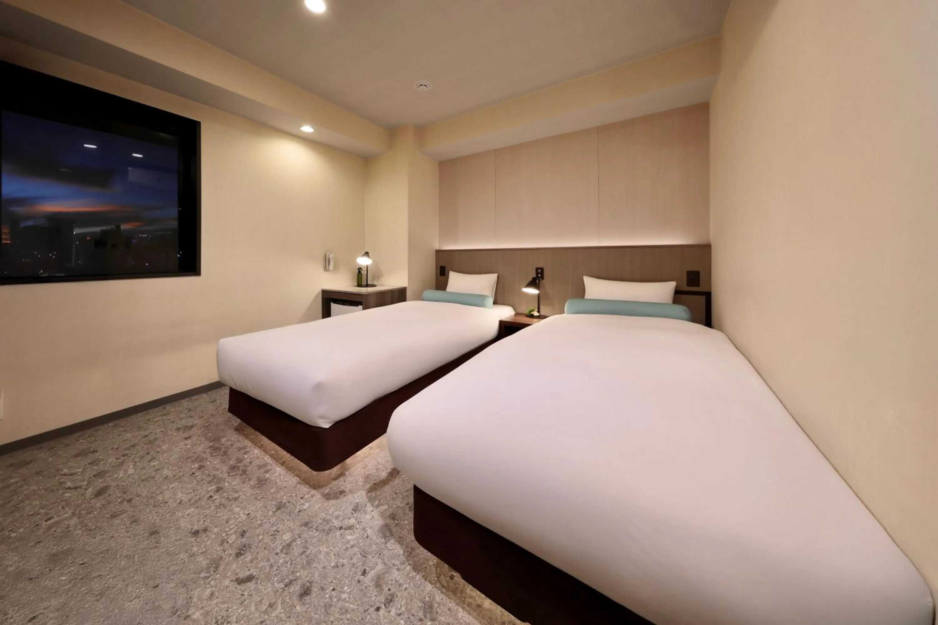 Bed in Nippombashi Crystal Hotel Ⅱ