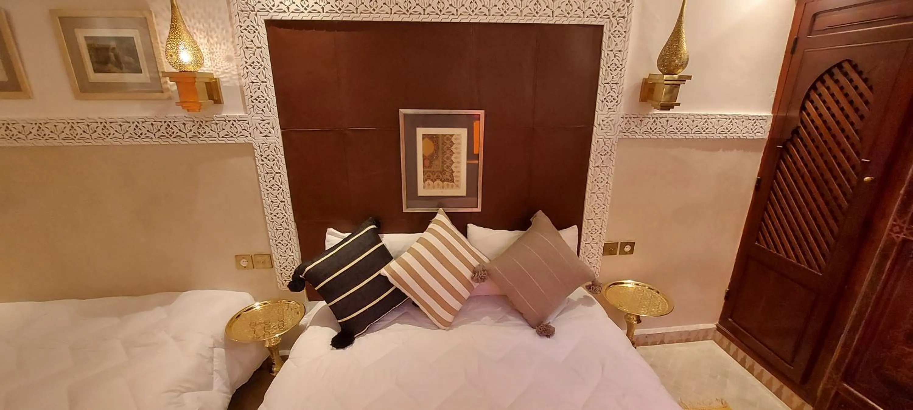 Bed in Riad Barroko