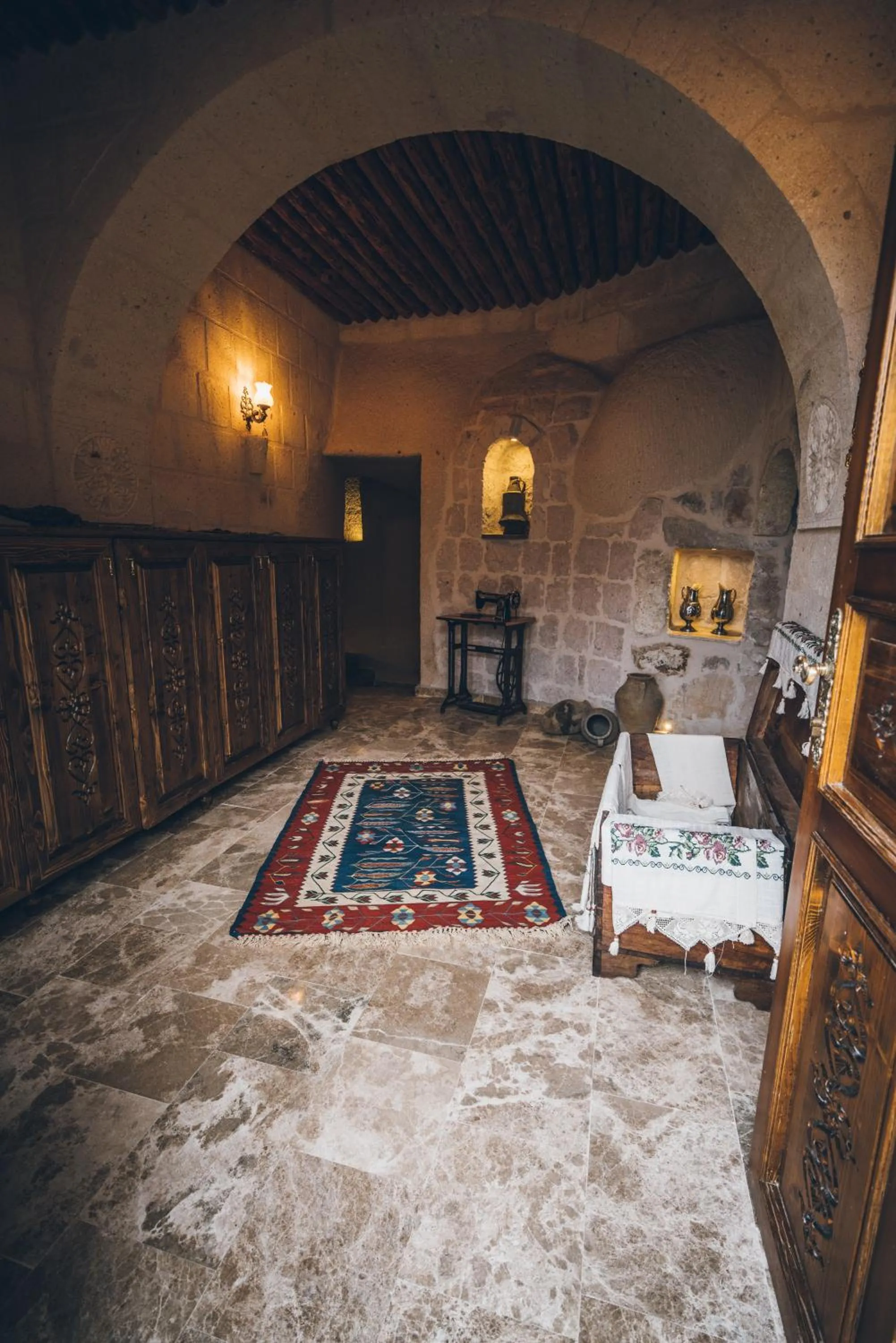 Decorative detail, Bed in Wings Cappadocia