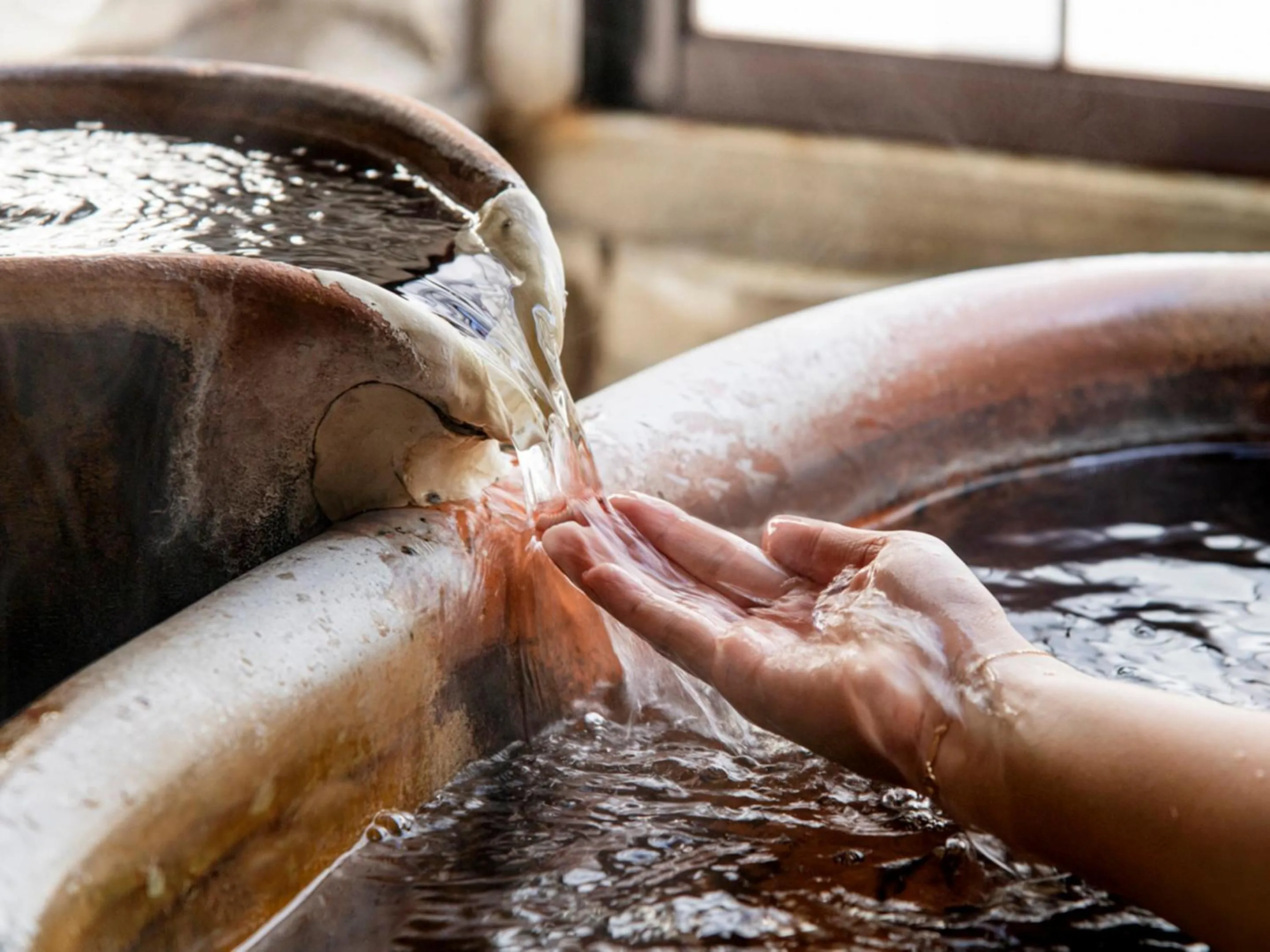 Hot Spring Bath in Arima Onsen Koki