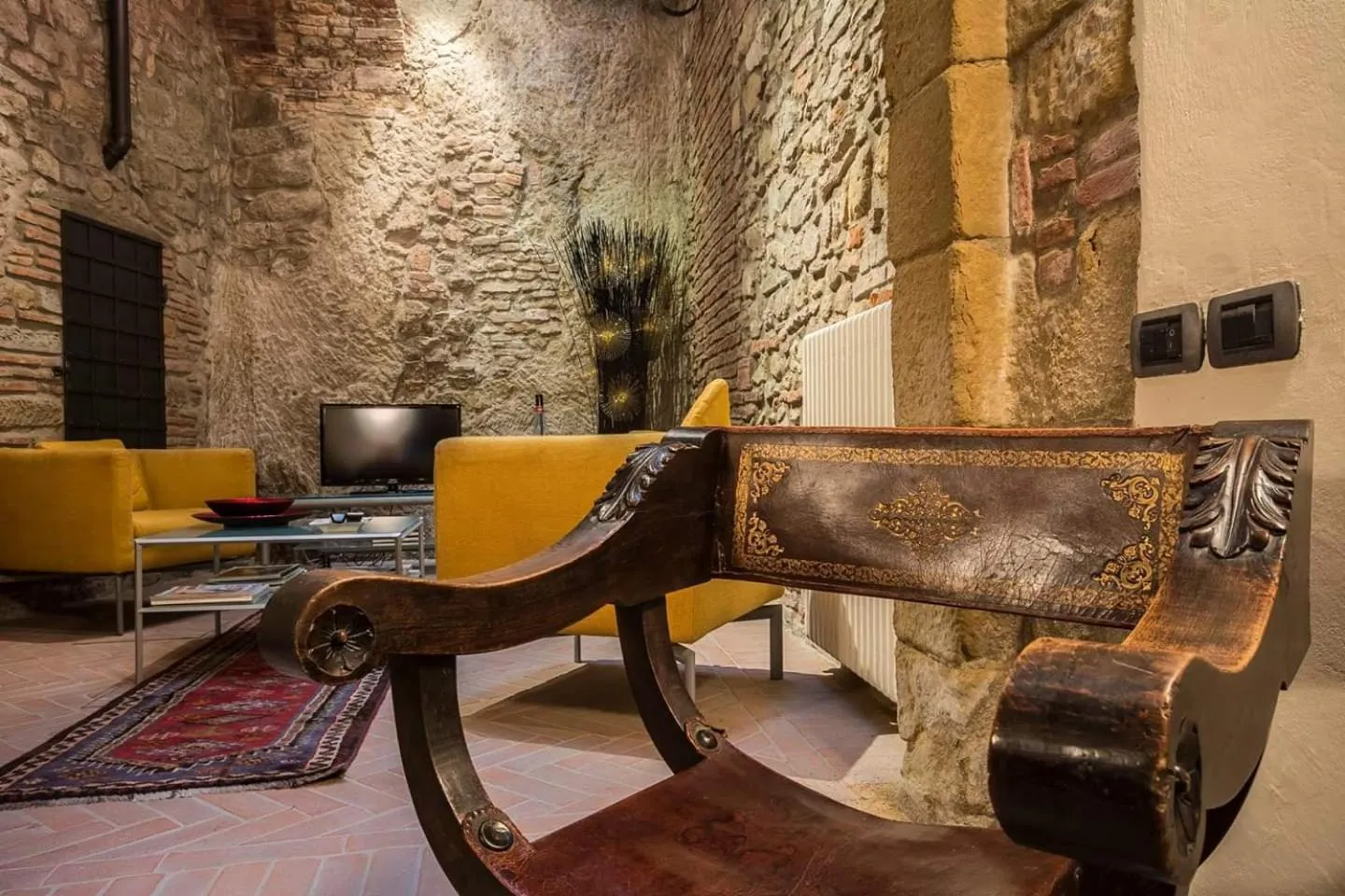 Lobby or reception in La Corte Del Re Suite & Rooms Arezzo