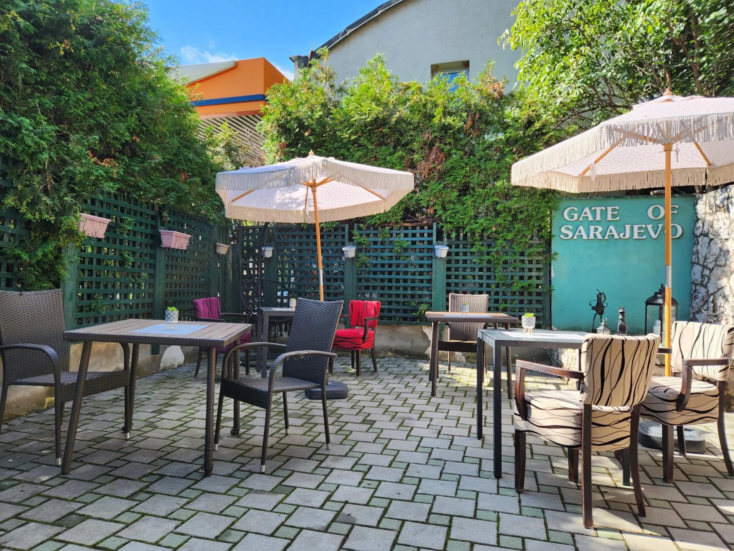 Seating area in Heritage Hotel Gate of Sarajevo