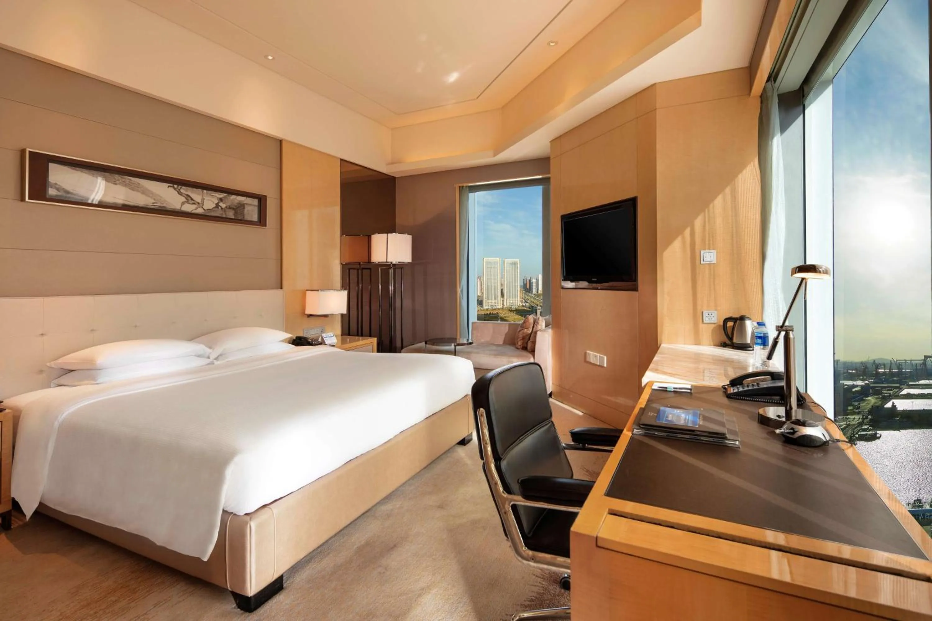 Bed in Hilton Dalian