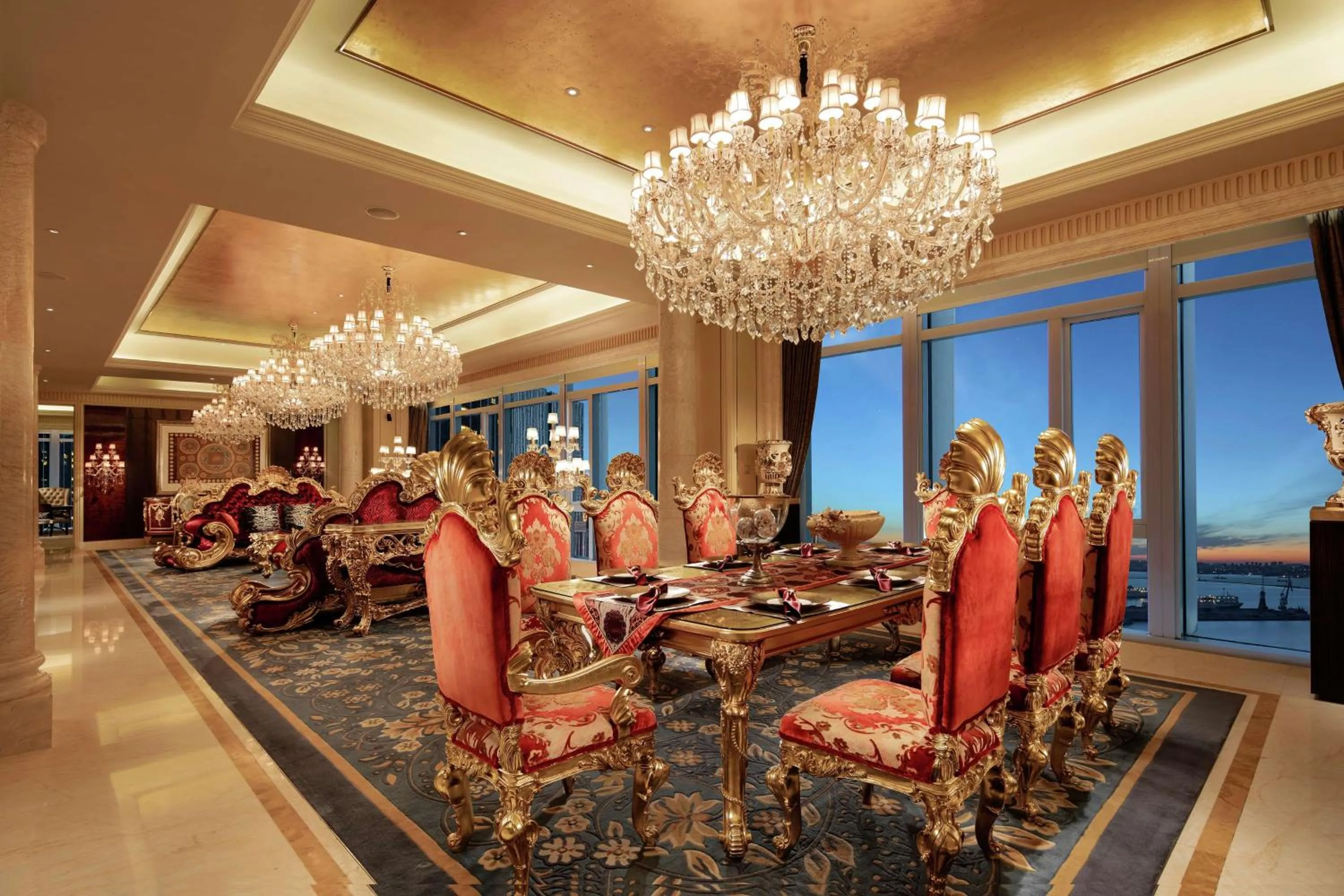 Living room in Conrad Dalian