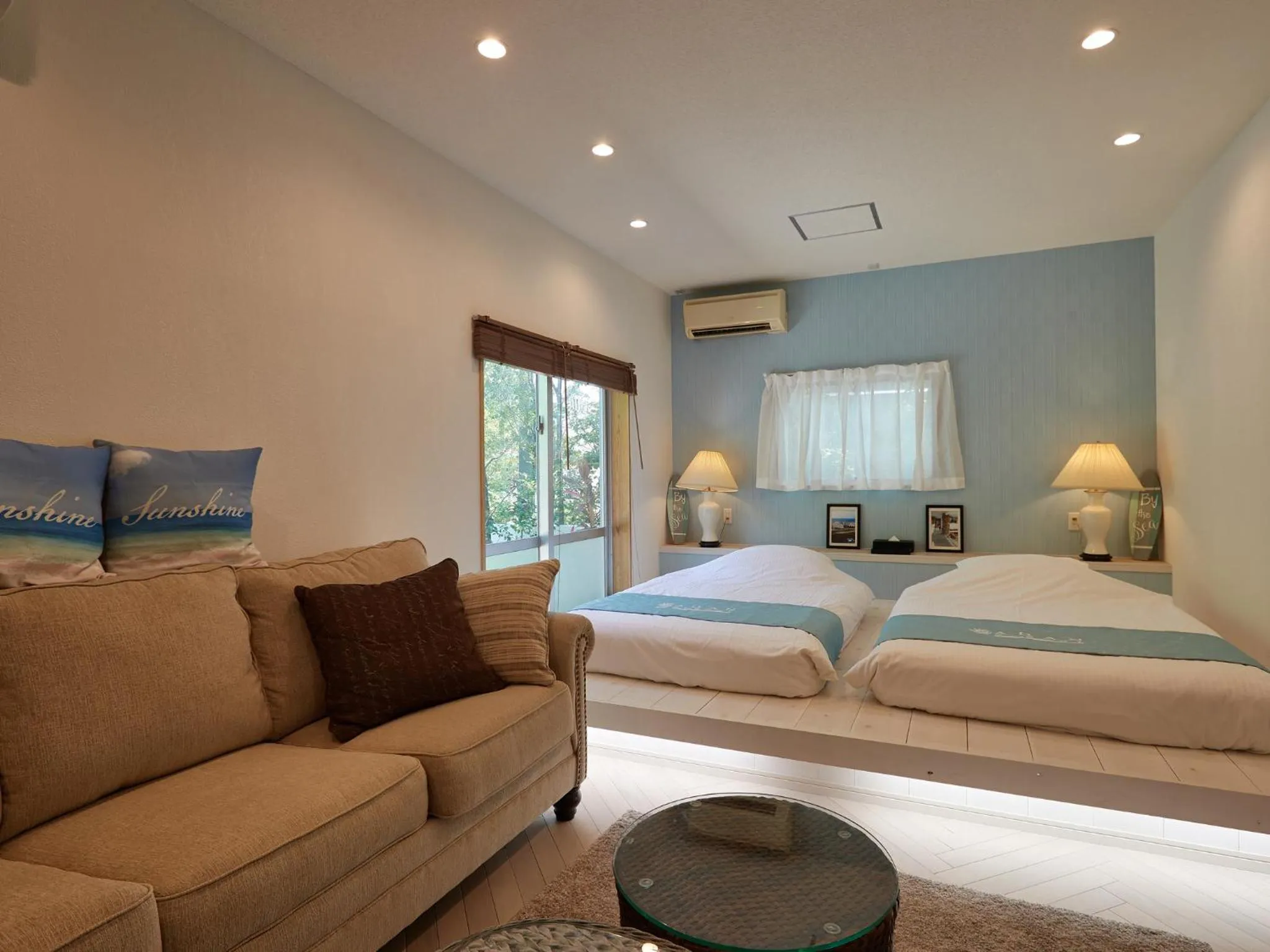 Living room, Bed in ADAN RESORT 風 - Fu -