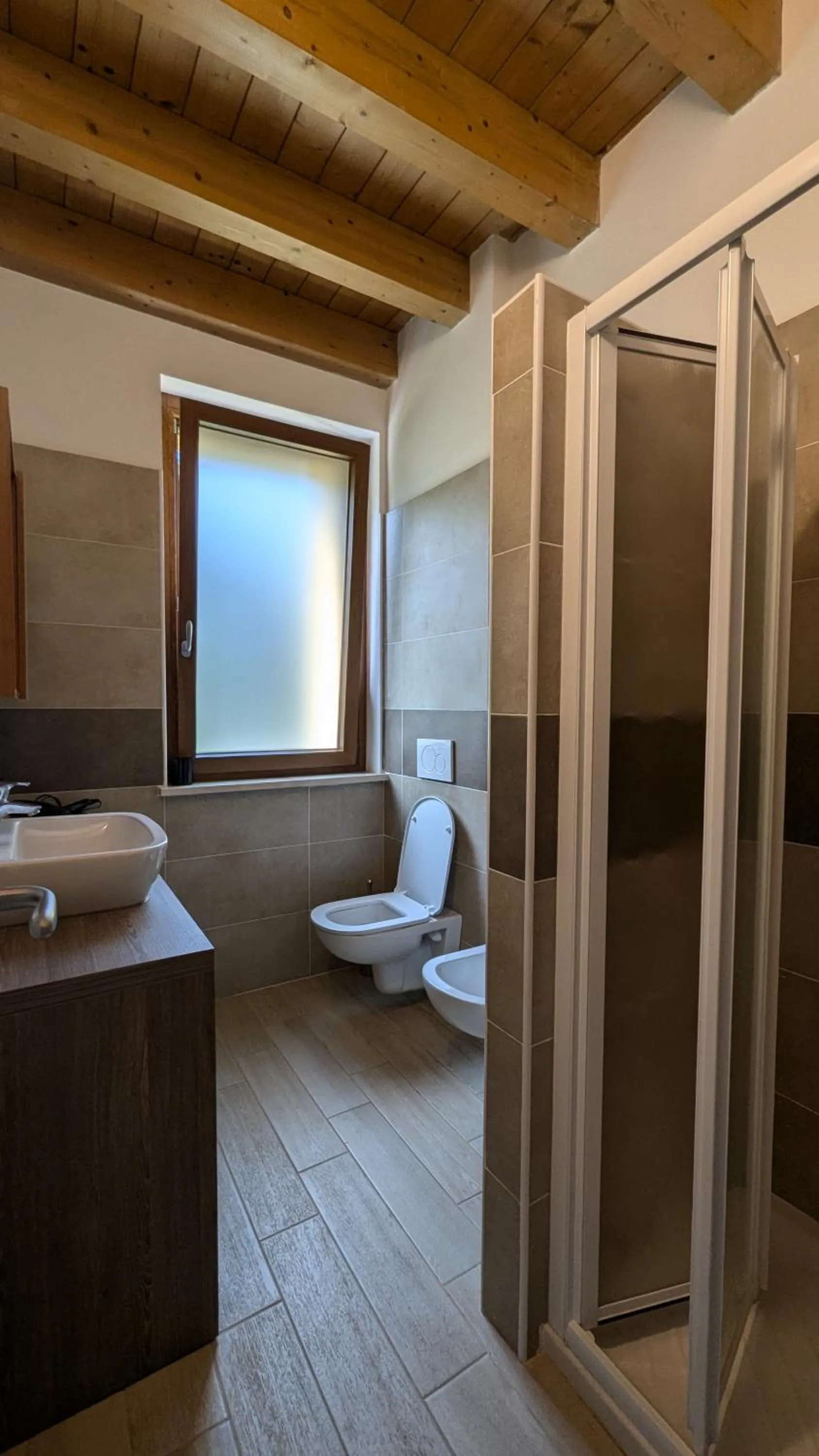 Shower in Agriturismo Ai Tre Fienili