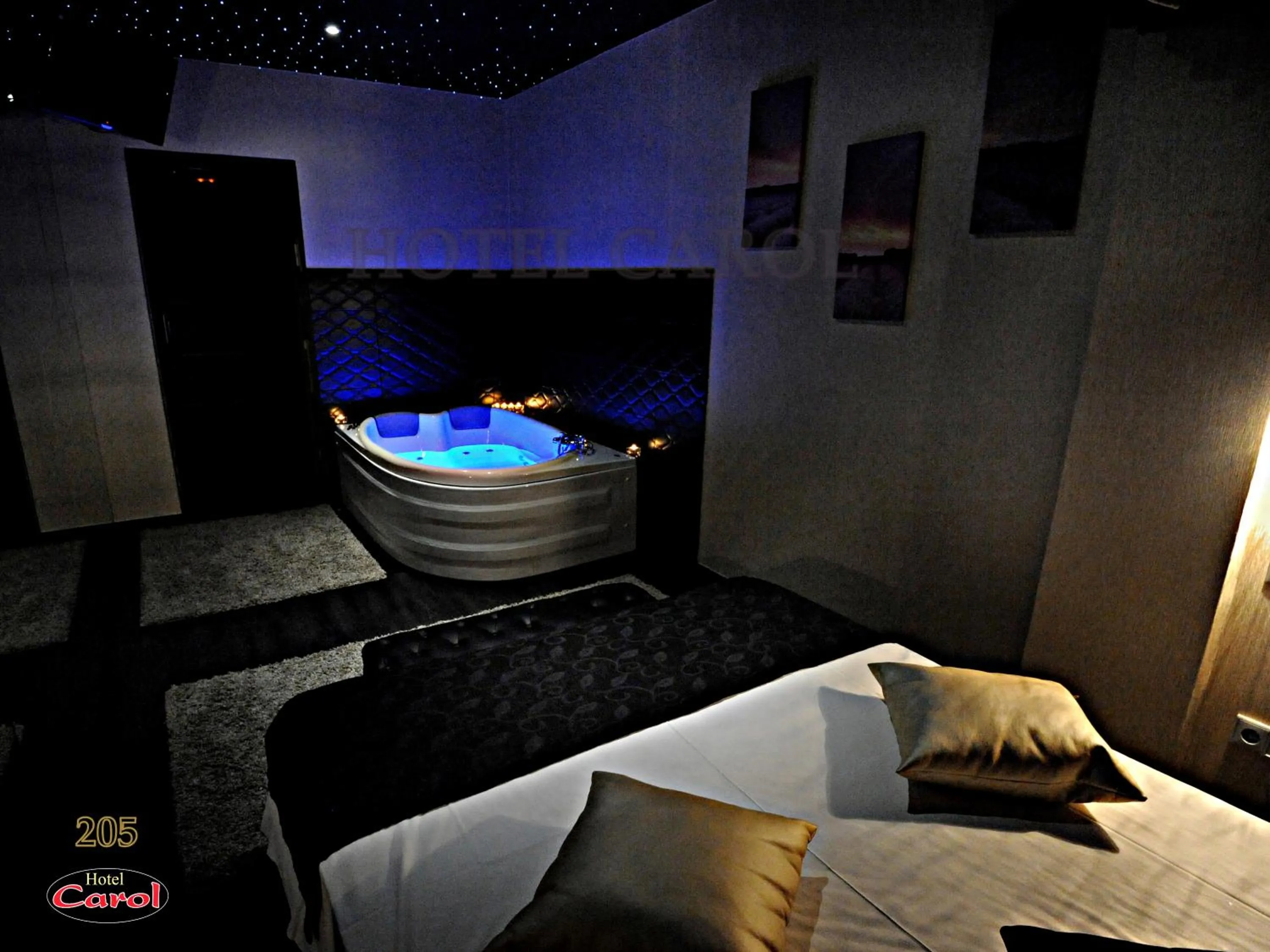 Shower, Bed in Carol Hotel