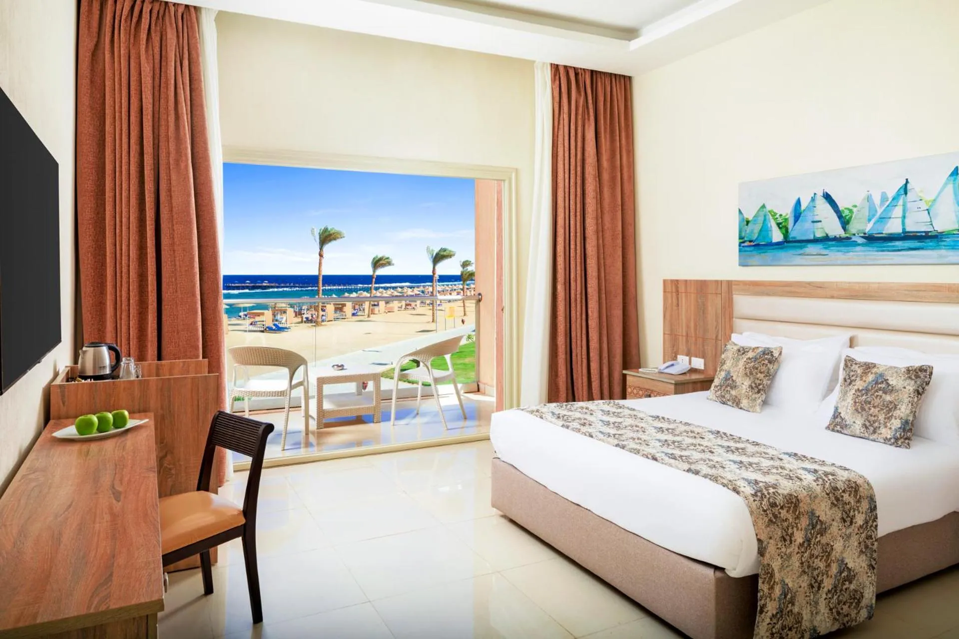 Bed in Pickalbatros Sea World Resort - Marsa Alam