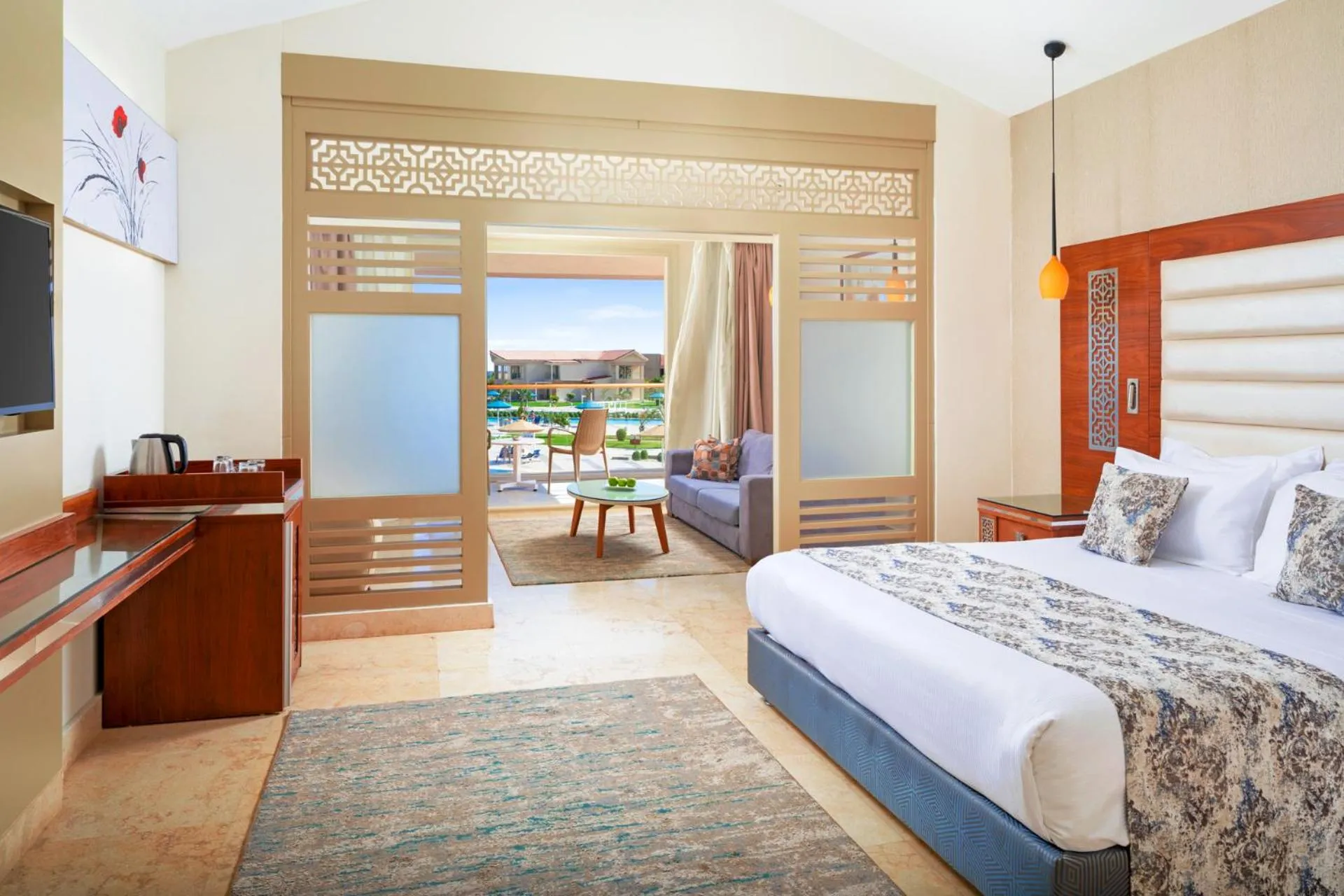 Bed in Pickalbatros Sea World Resort - Marsa Alam