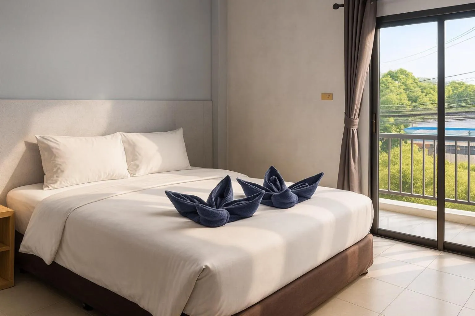 Bed in Anattaya Holiday Home