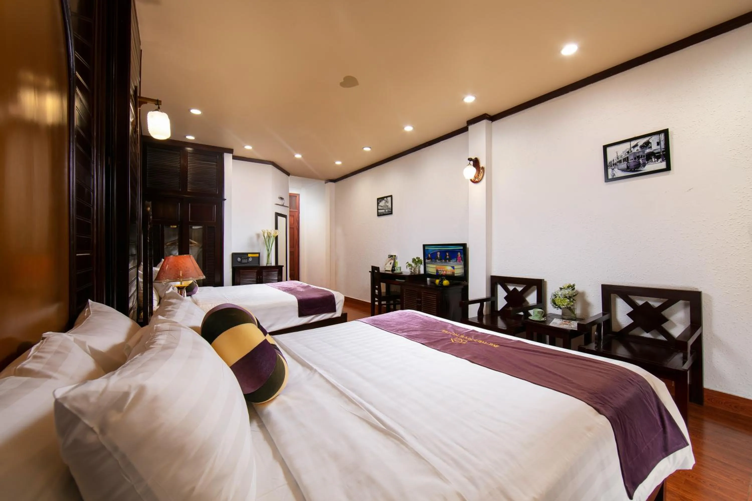 Bed in Impressive Boutique Hotel