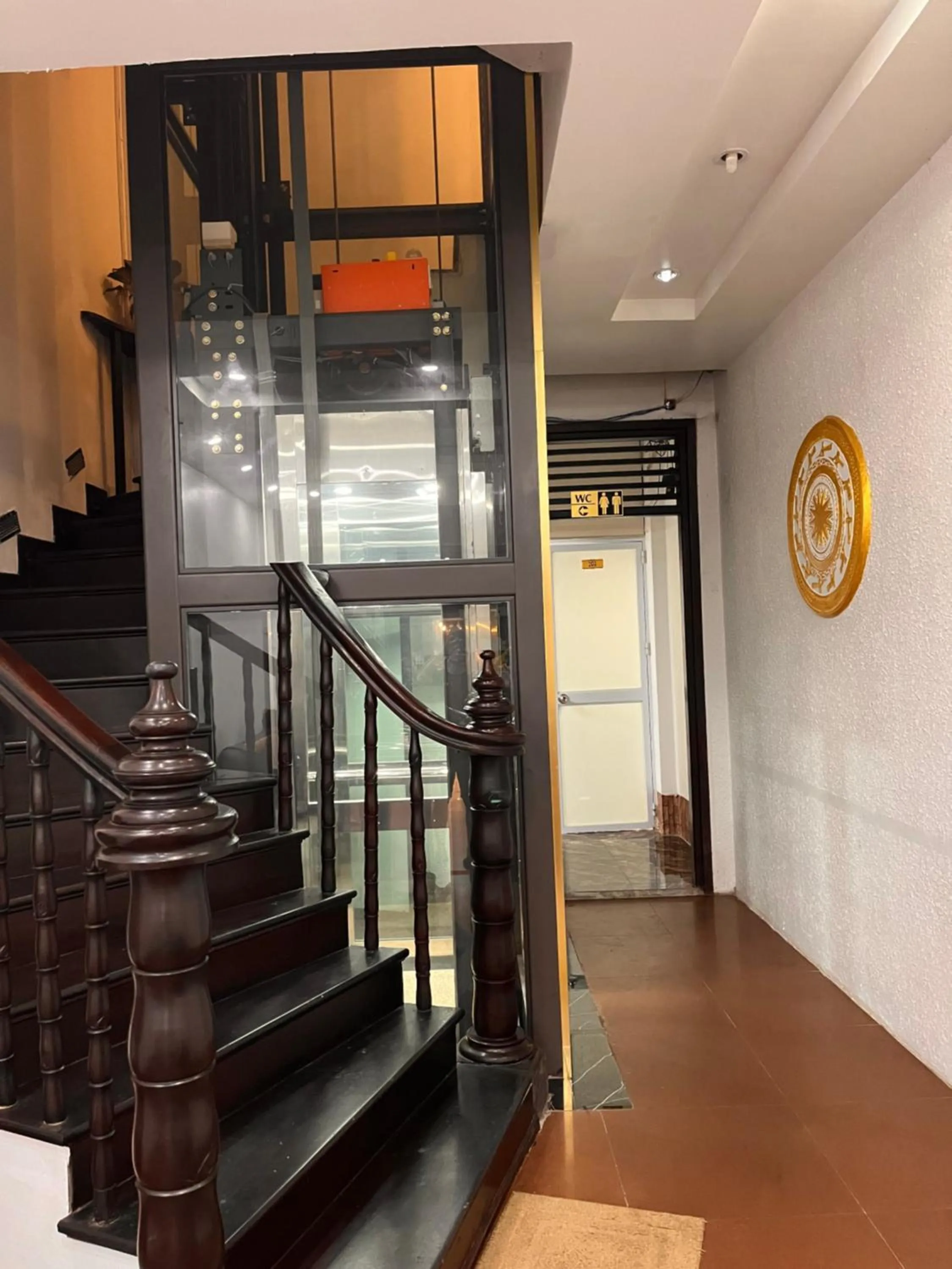 elevator in Impressive Boutique Hotel