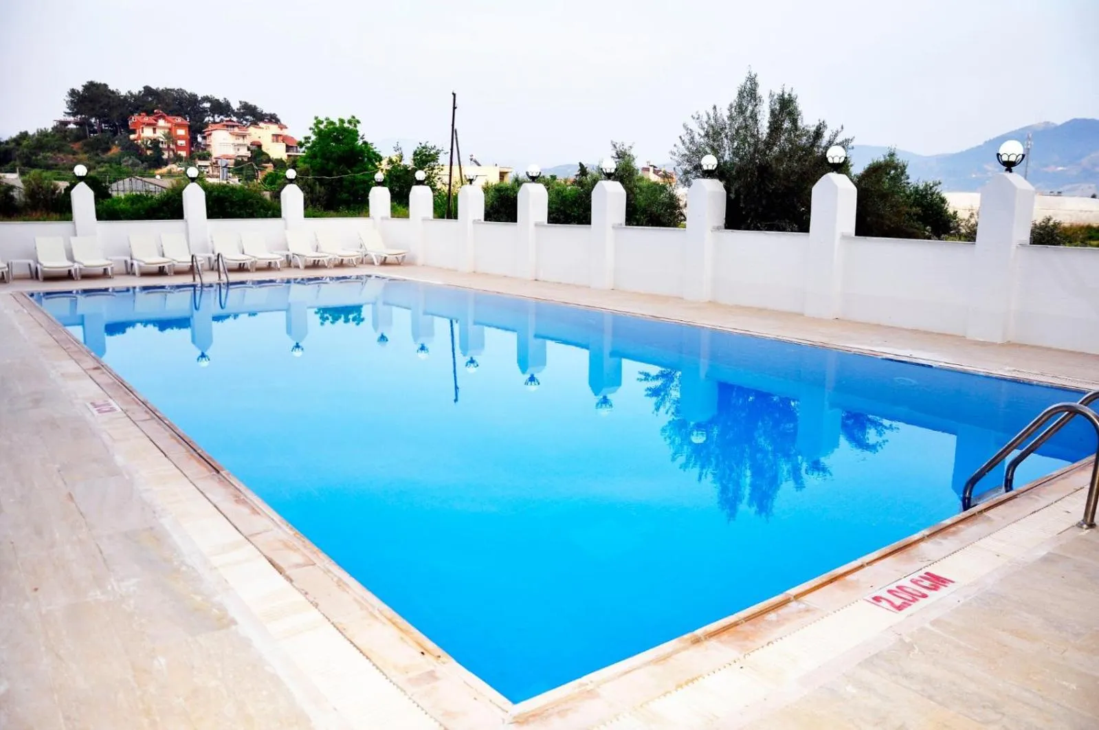 Pool view in Evon Otel