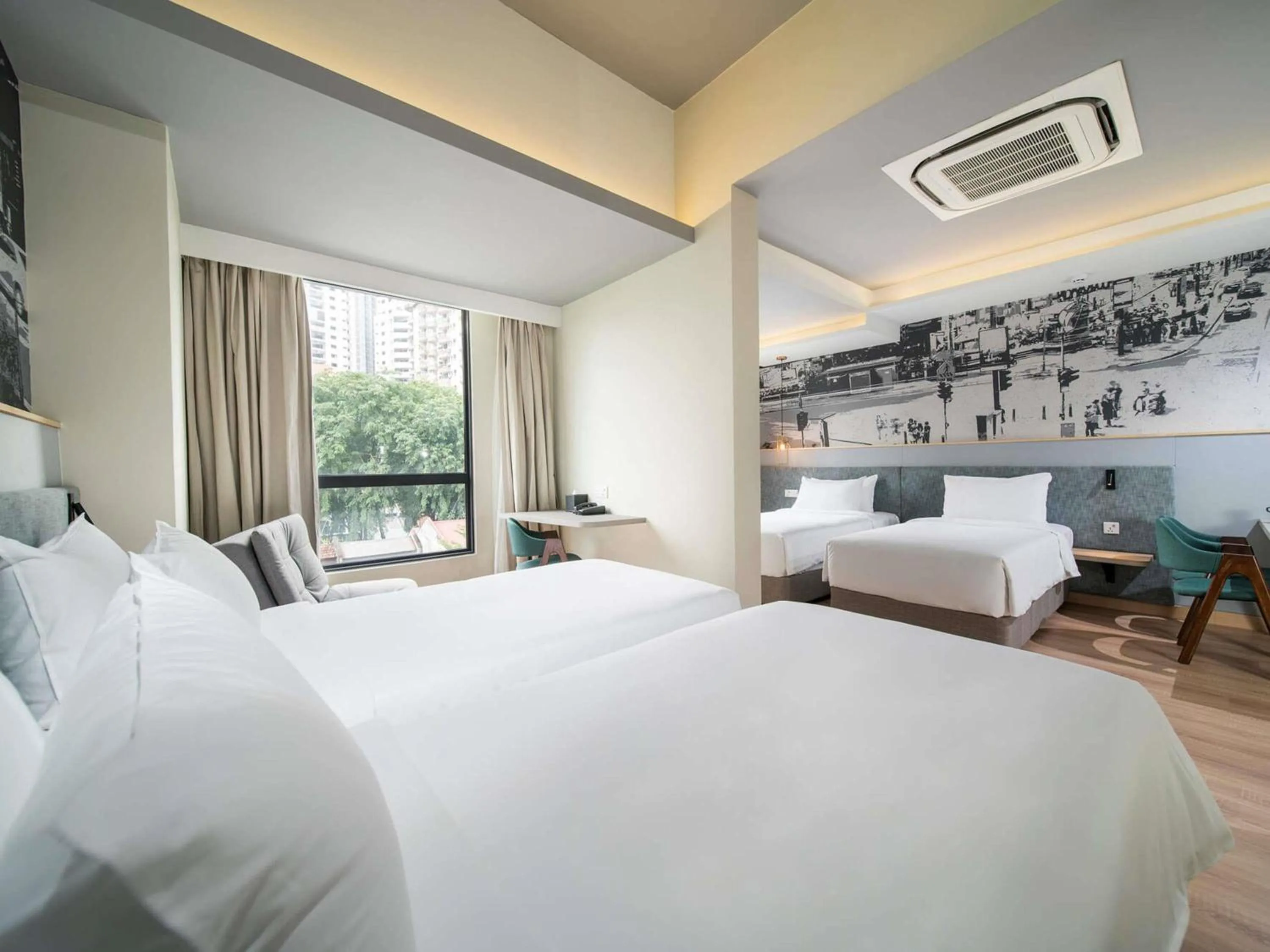 Bedroom, Bed in ibis Styles Kuala Lumpur Bukit Bintang