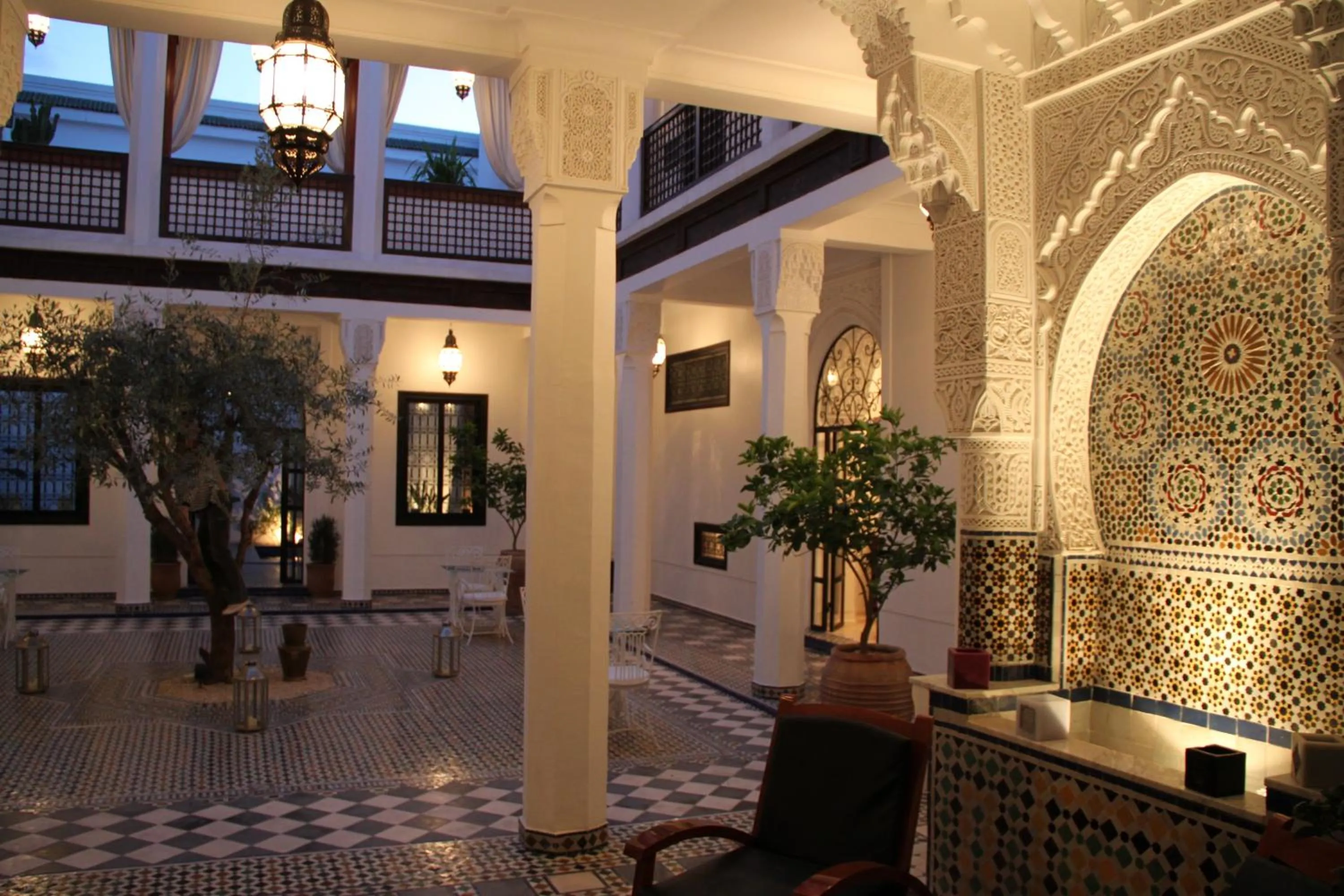 Lobby or reception in Riad Bellamane Marrakech