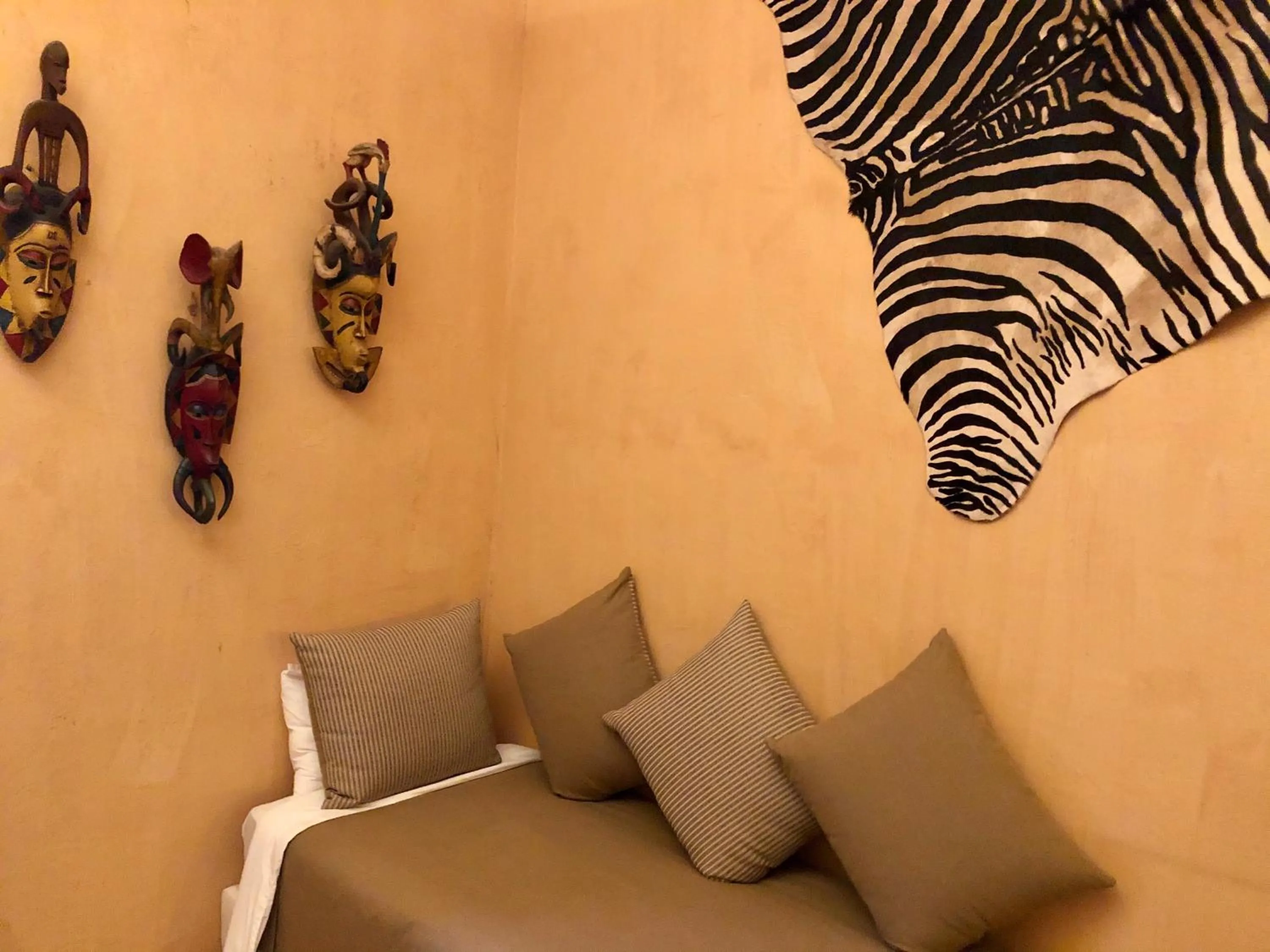 Bed in Riad Bellamane Marrakech