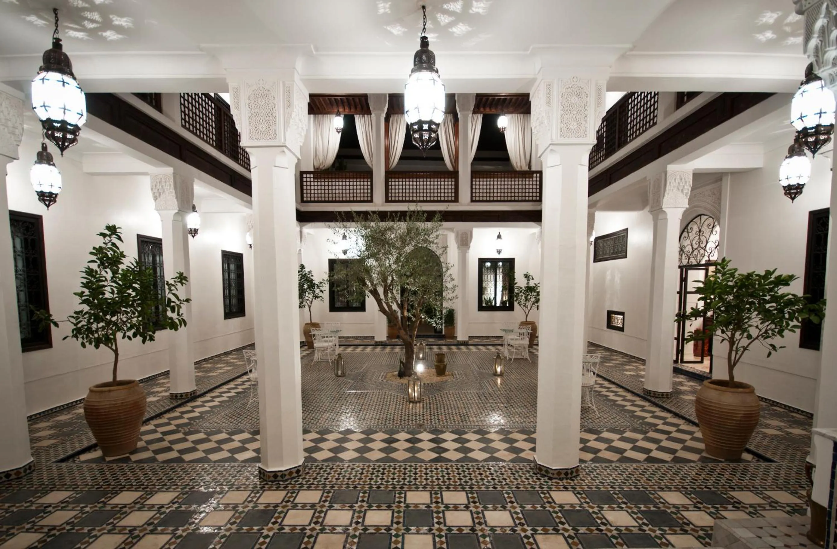 Lobby or reception in Riad Bellamane Marrakech