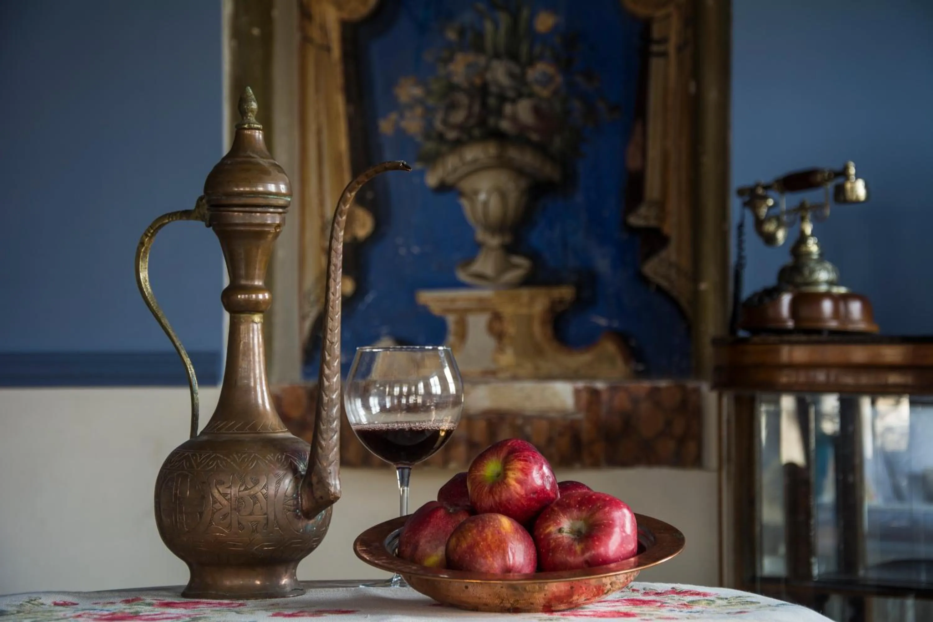 Seating area in Fresco Cave Suites Cappadocia