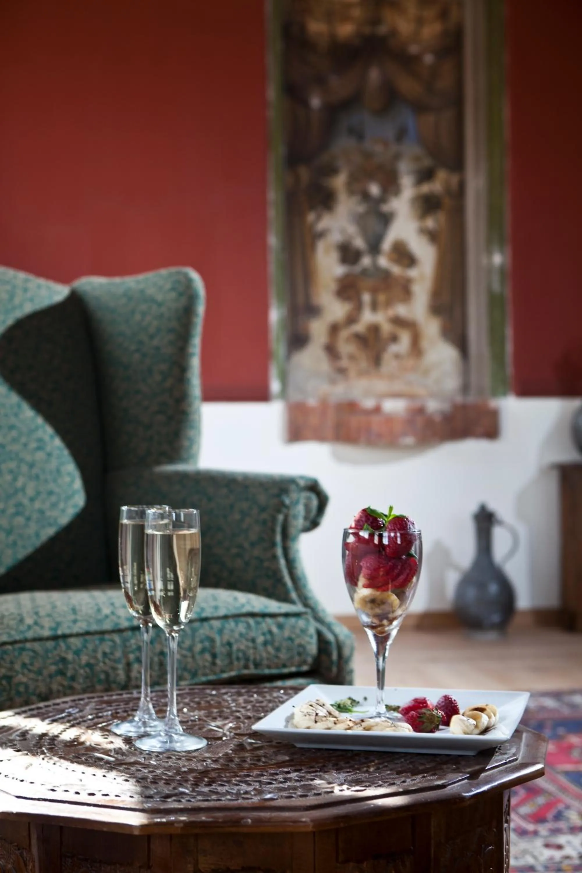 Seating area in Fresco Cave Suites Cappadocia