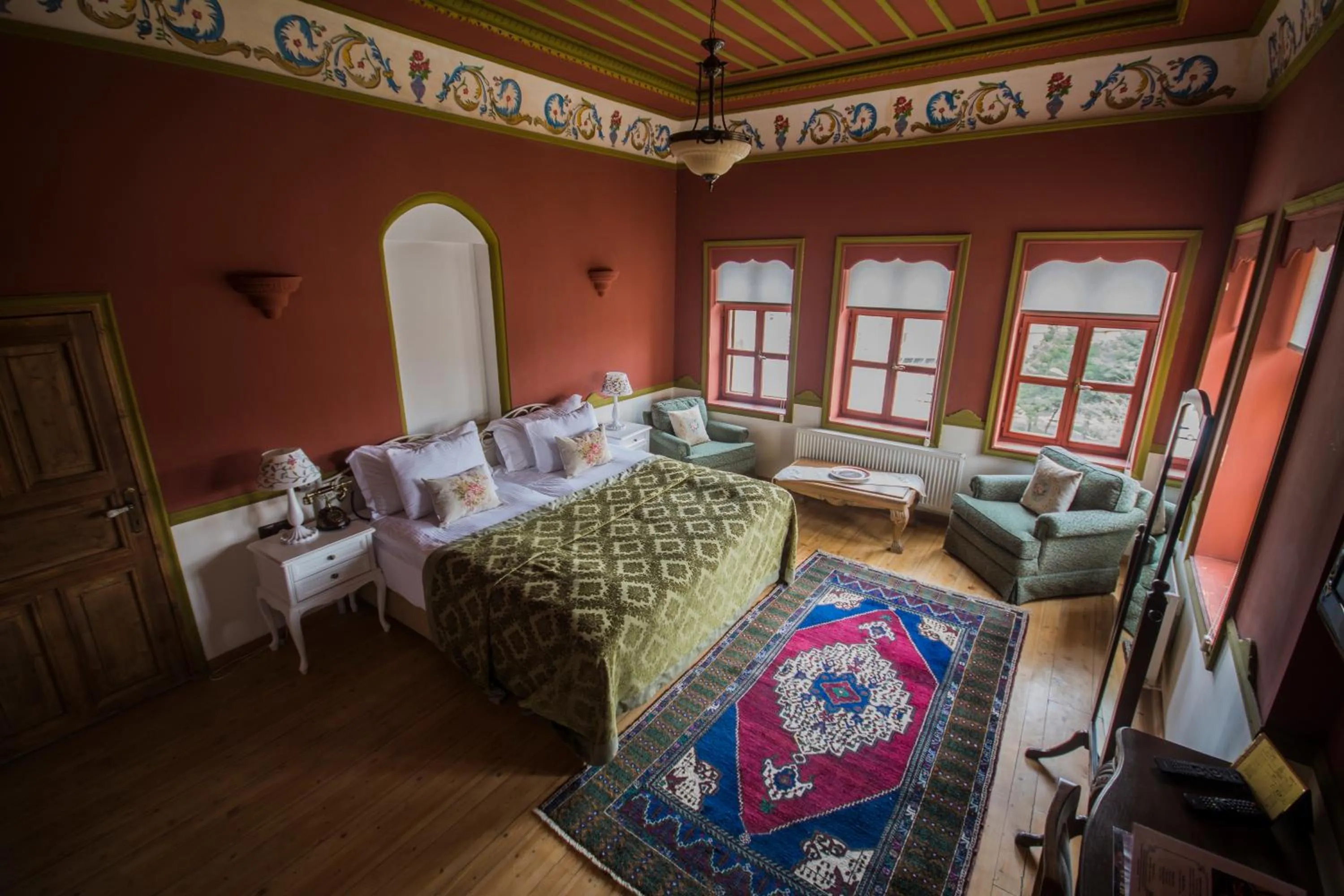 Photo of the whole room, Bed in Fresco Cave Suites Cappadocia