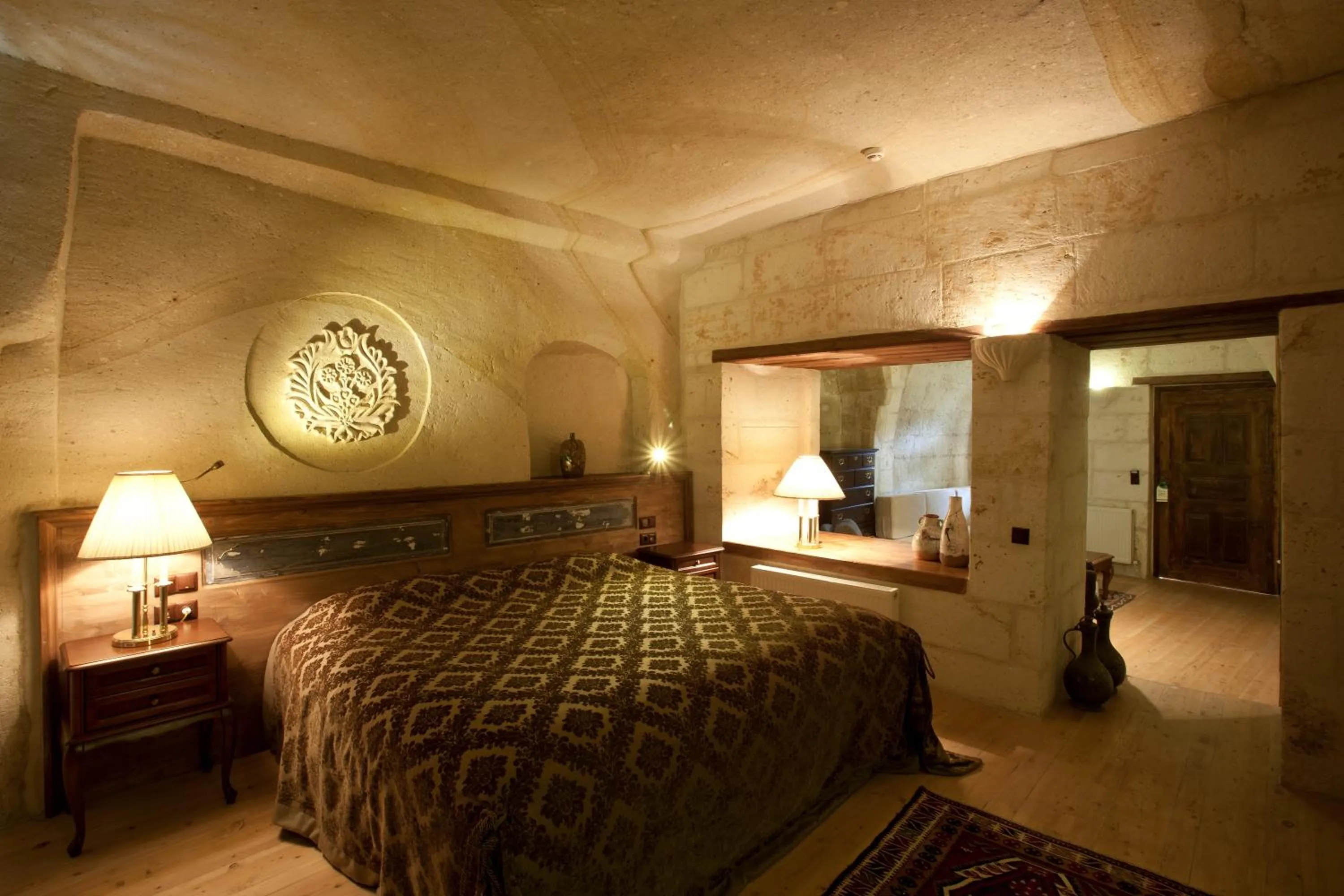 Bedroom, Bed in Fresco Cave Suites Cappadocia
