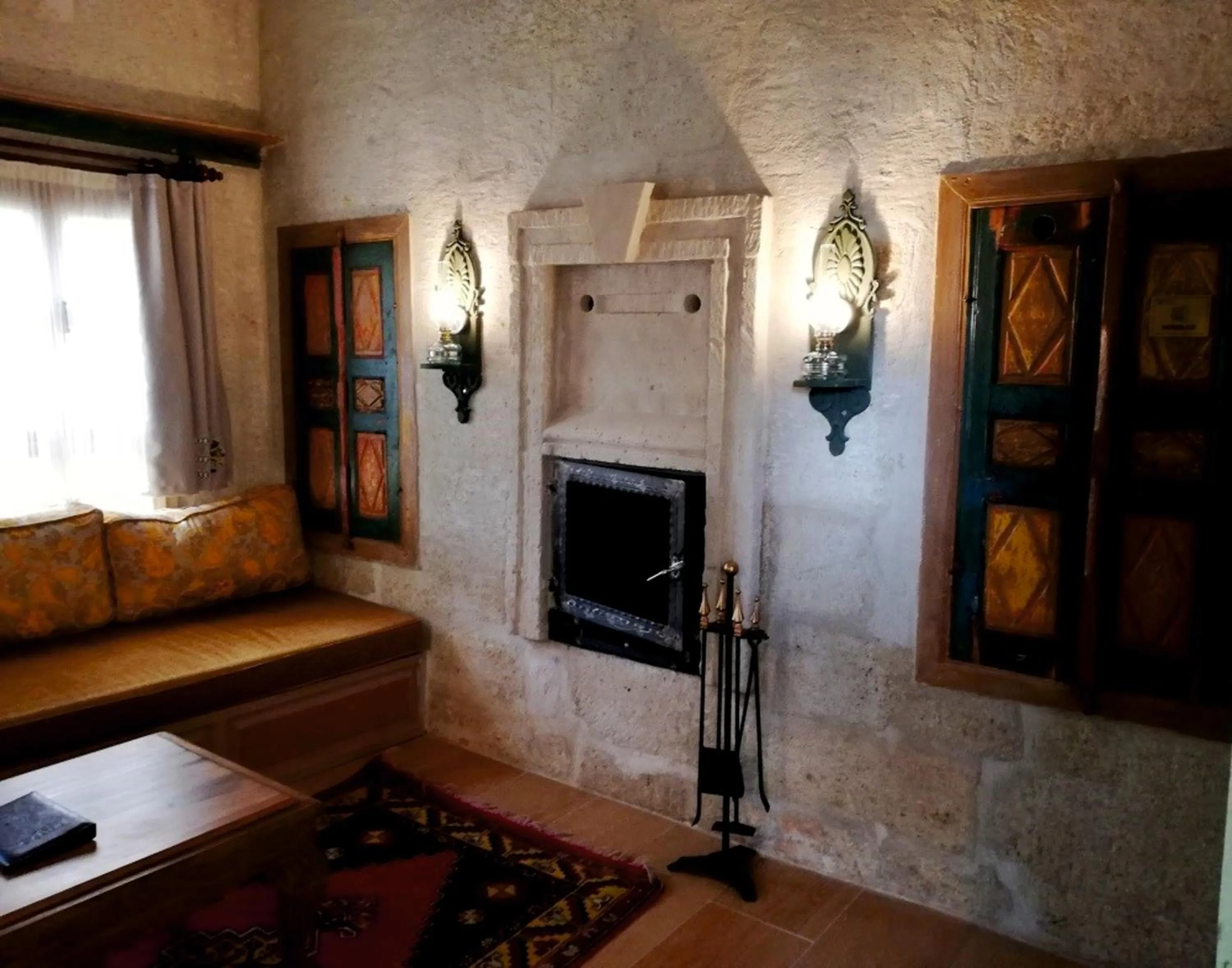 Seating area in Fresco Cave Suites Cappadocia