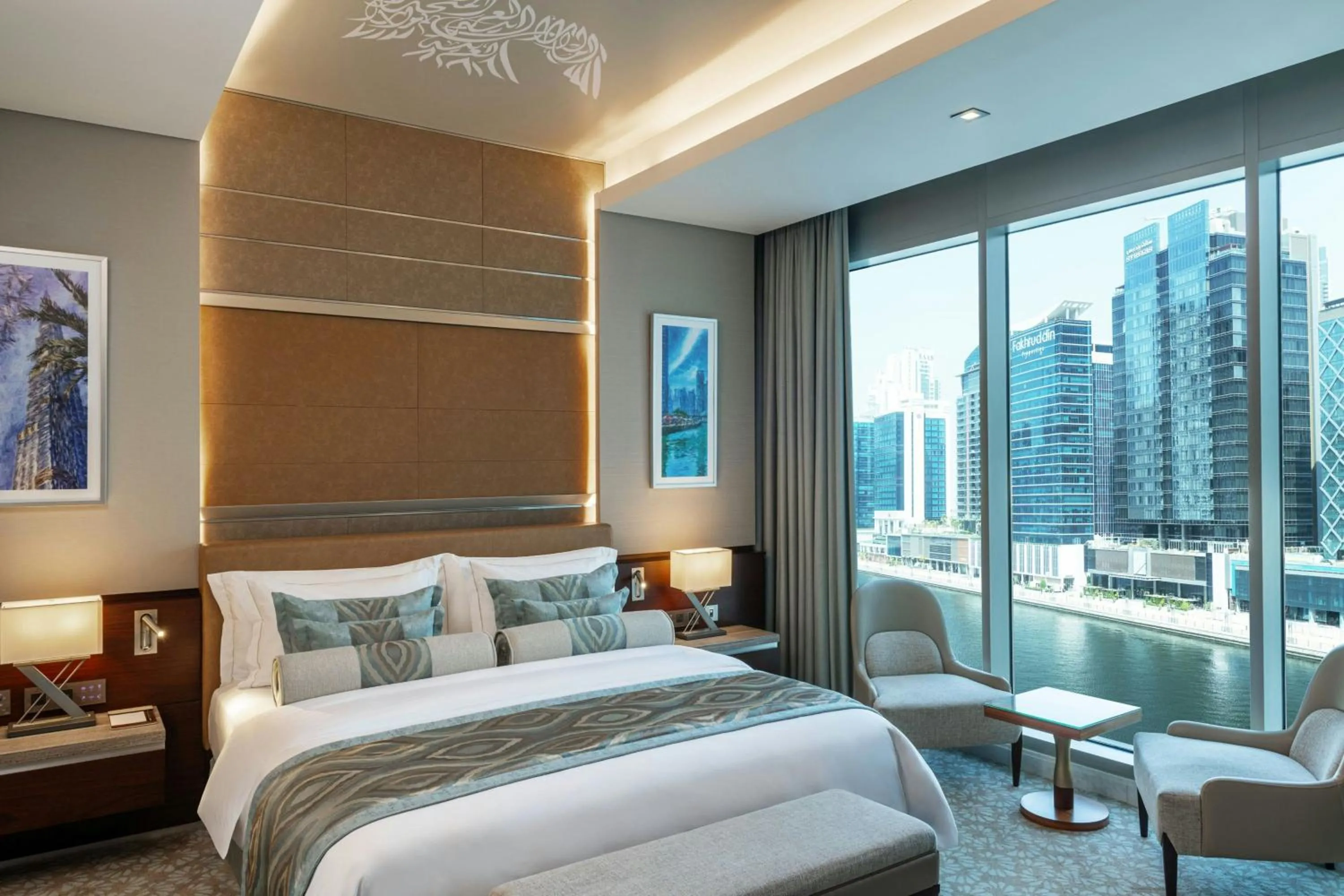 Bedroom, Bed in Renaissance Business Bay Hotel, Dubai