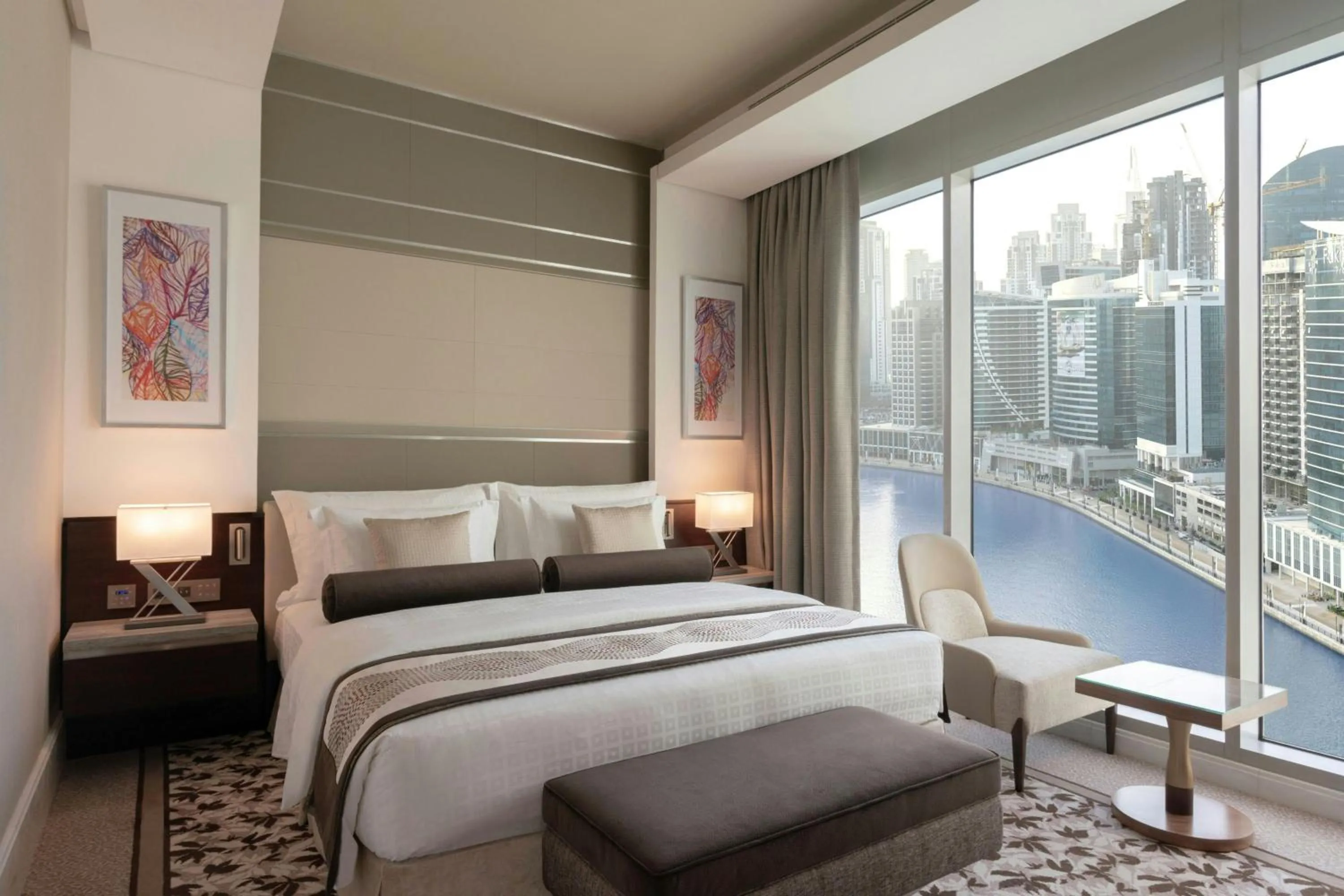 Bedroom, Bed in Renaissance Business Bay Hotel, Dubai