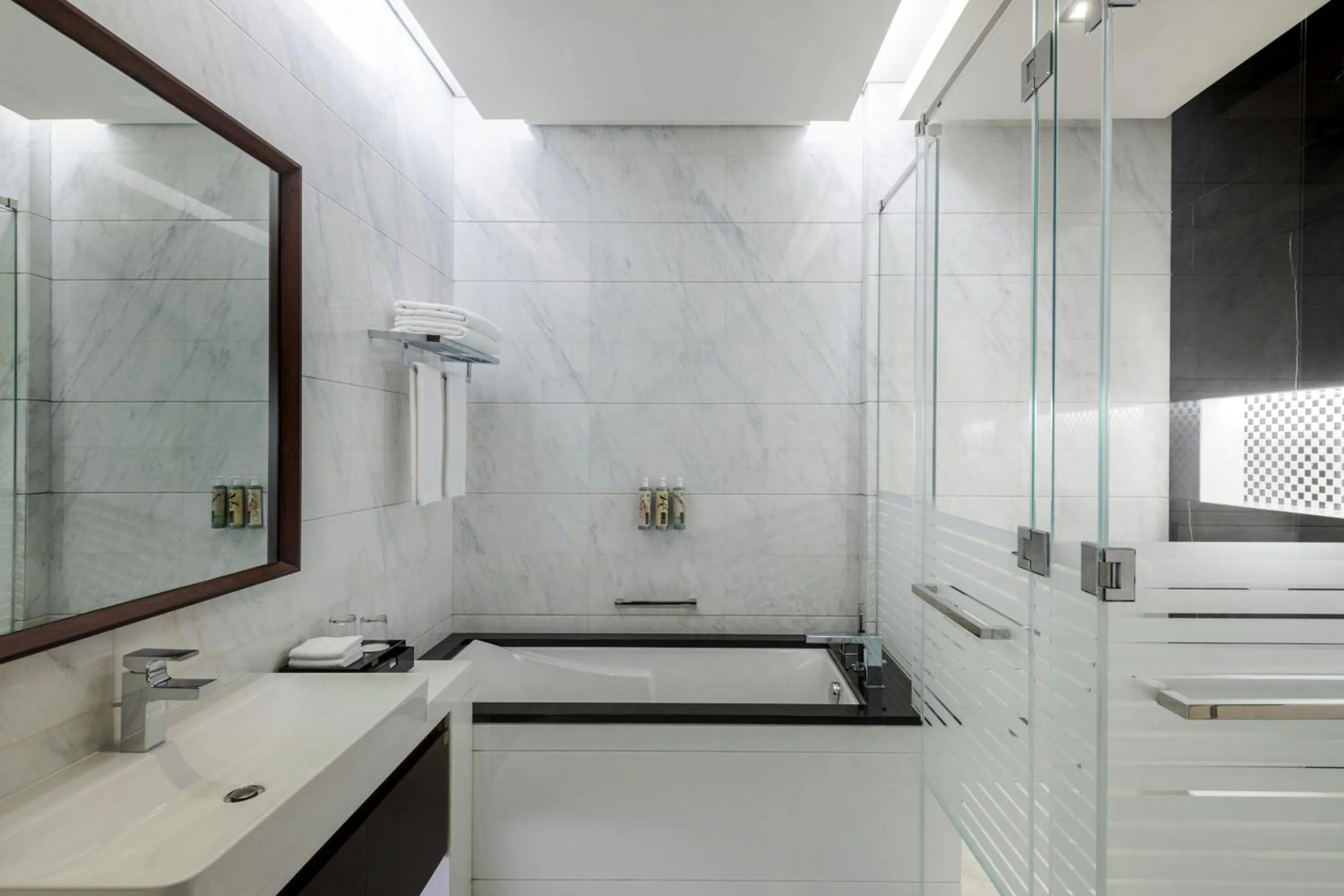 Bathroom in Renaissance Business Bay Hotel, Dubai