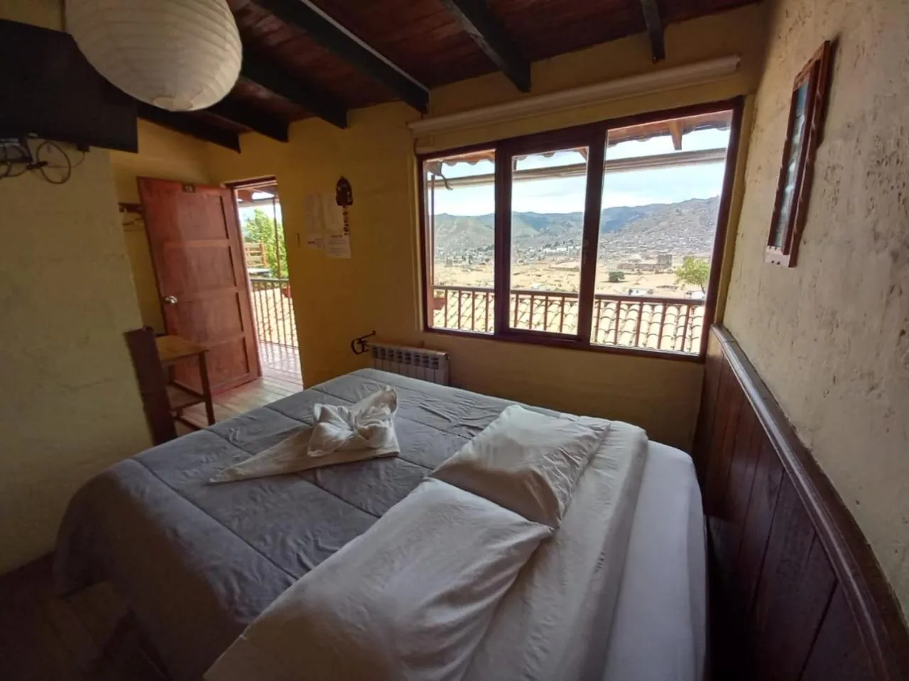 View (from property/room), Bed in Samay Wasi Hostel