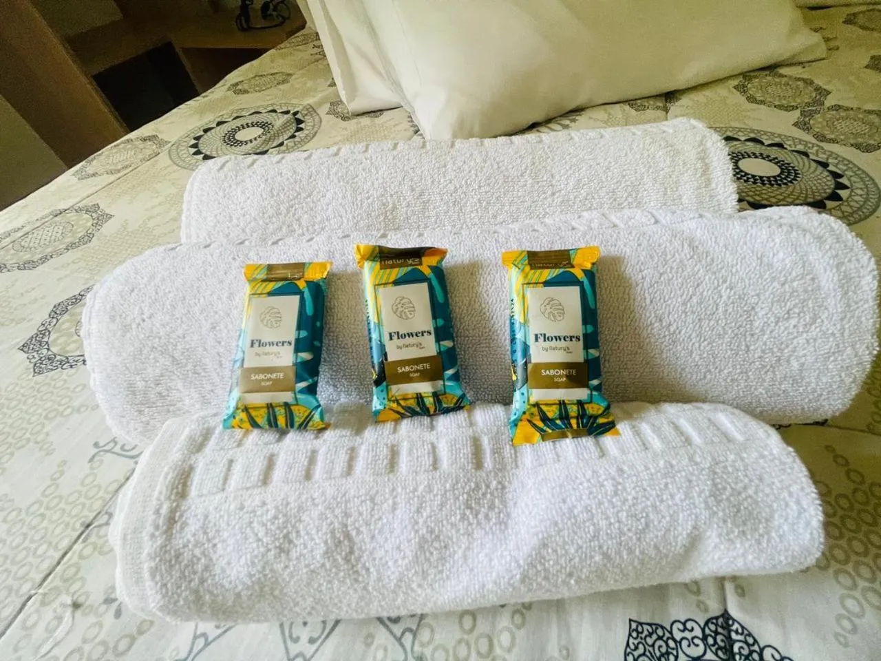 towels, Bed in Zermatt Hotel