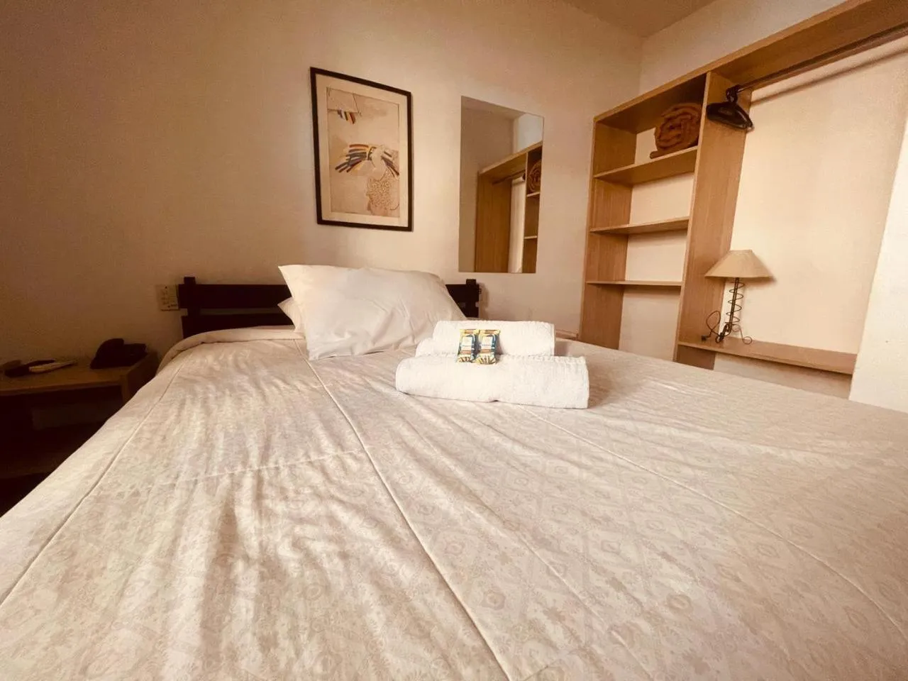 Bed in Zermatt Hotel