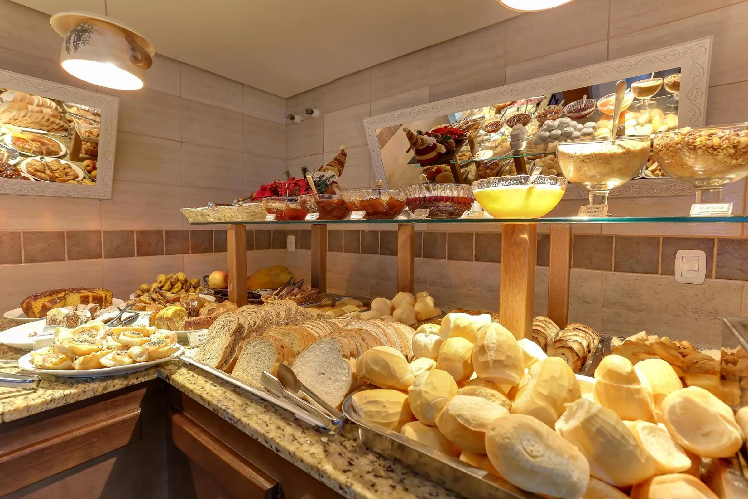 Buffet breakfast in Zermatt Hotel