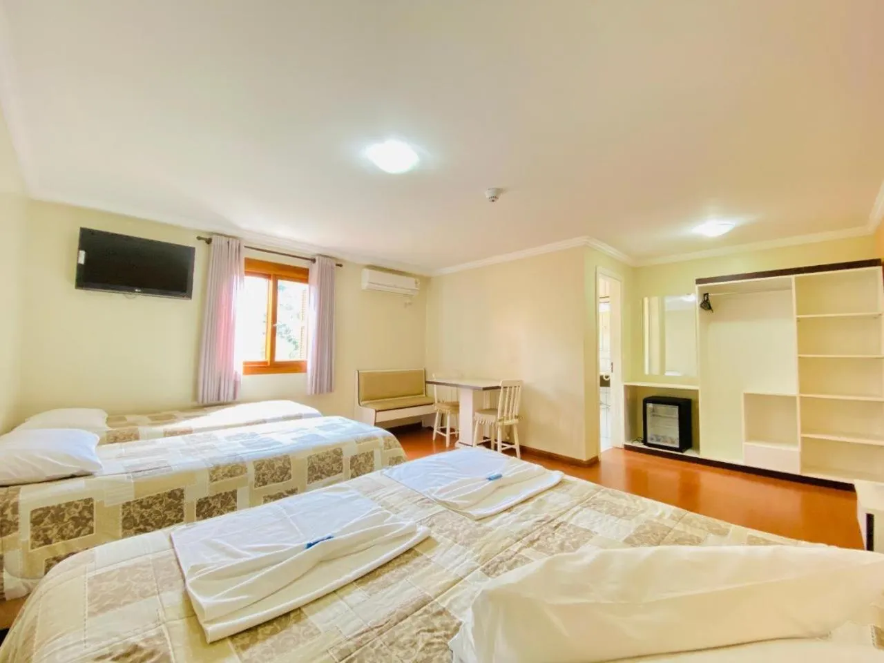 Bed in Zermatt Hotel