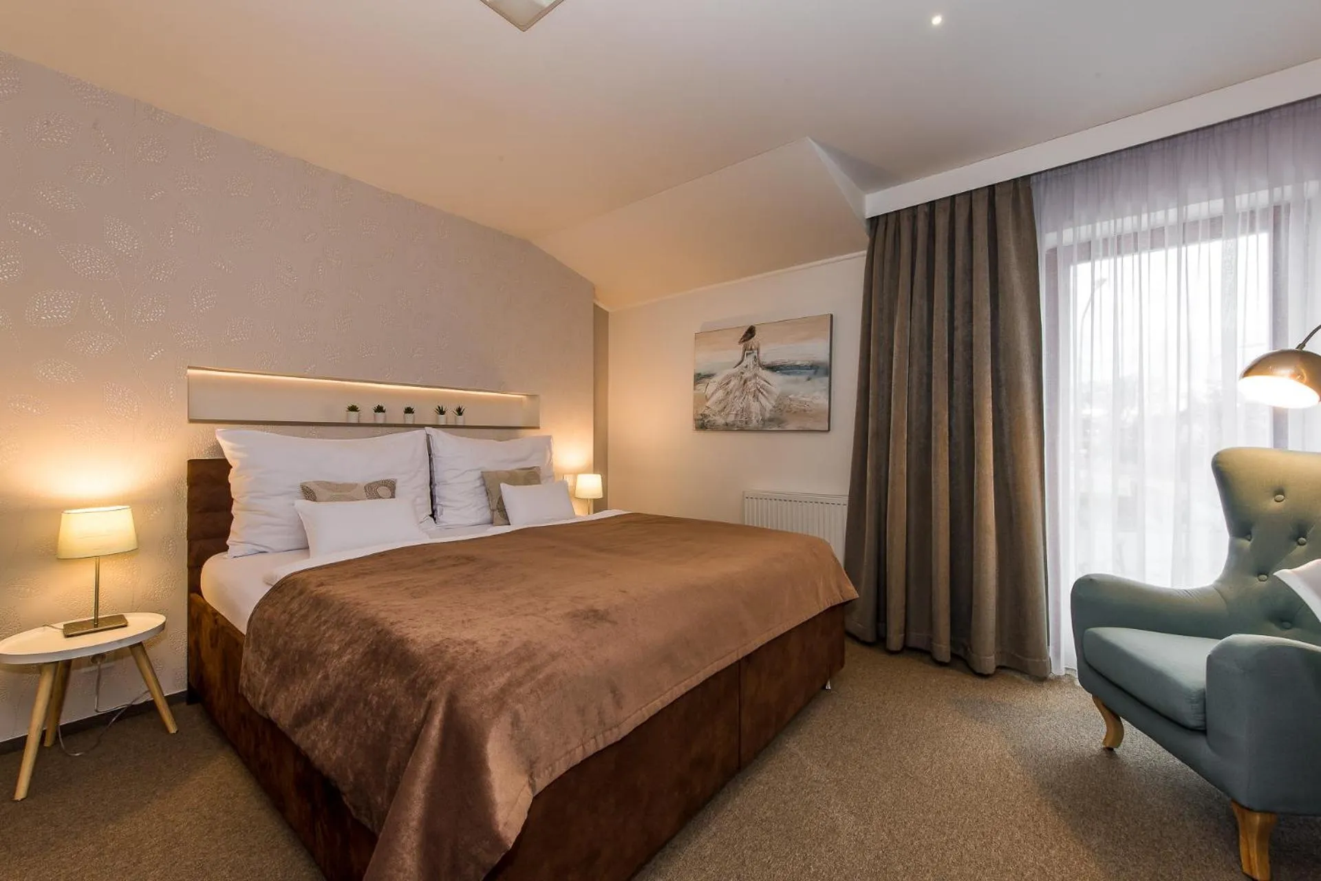 Standard Double Room with Air-Condition - single occupancy in Penzion ZENIT