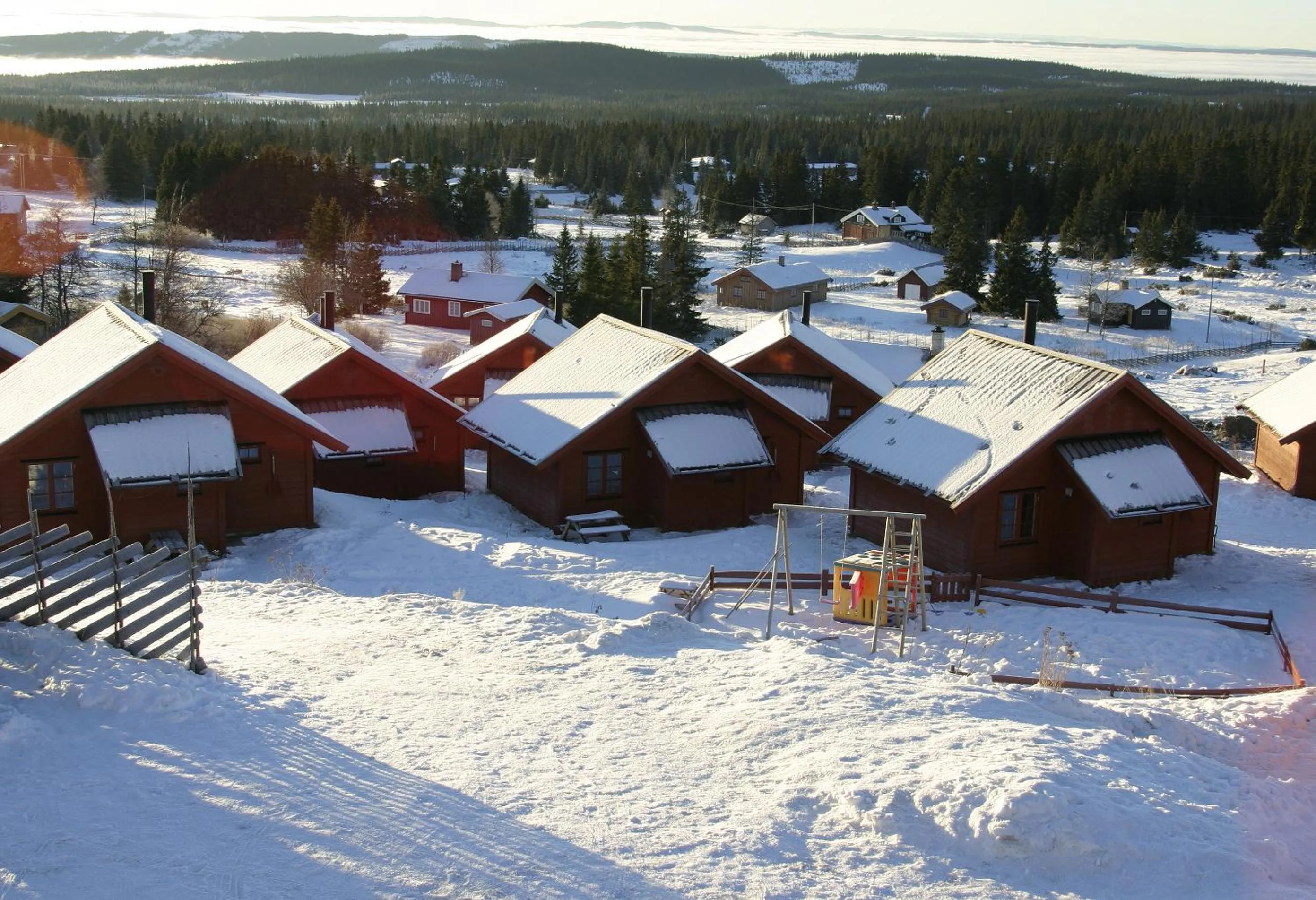 Decorative detail in Nordseter Hytter