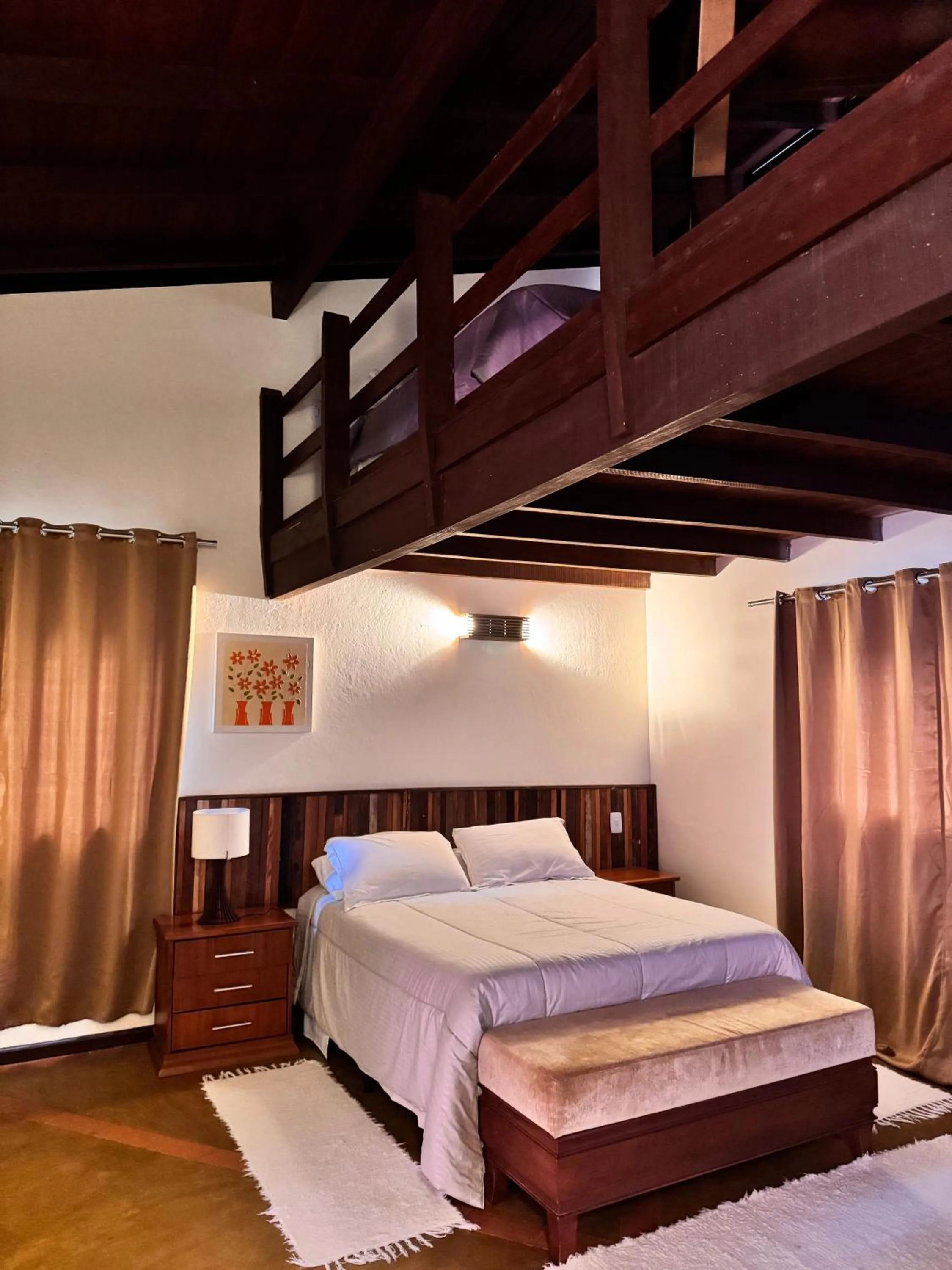 Bedroom, Bed in Pousada Jardim das Montanhas