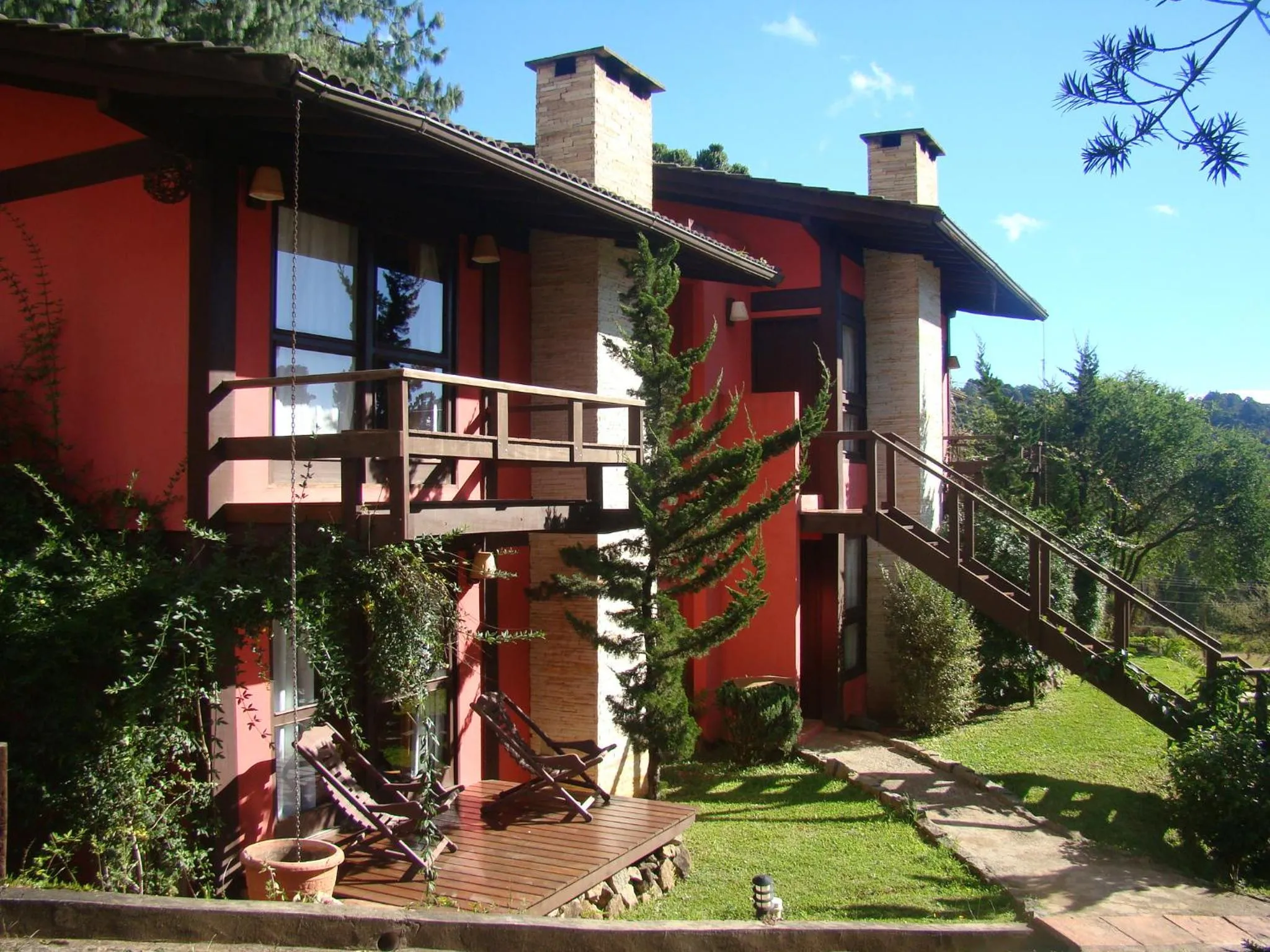 Property building in Pousada Jardim das Montanhas