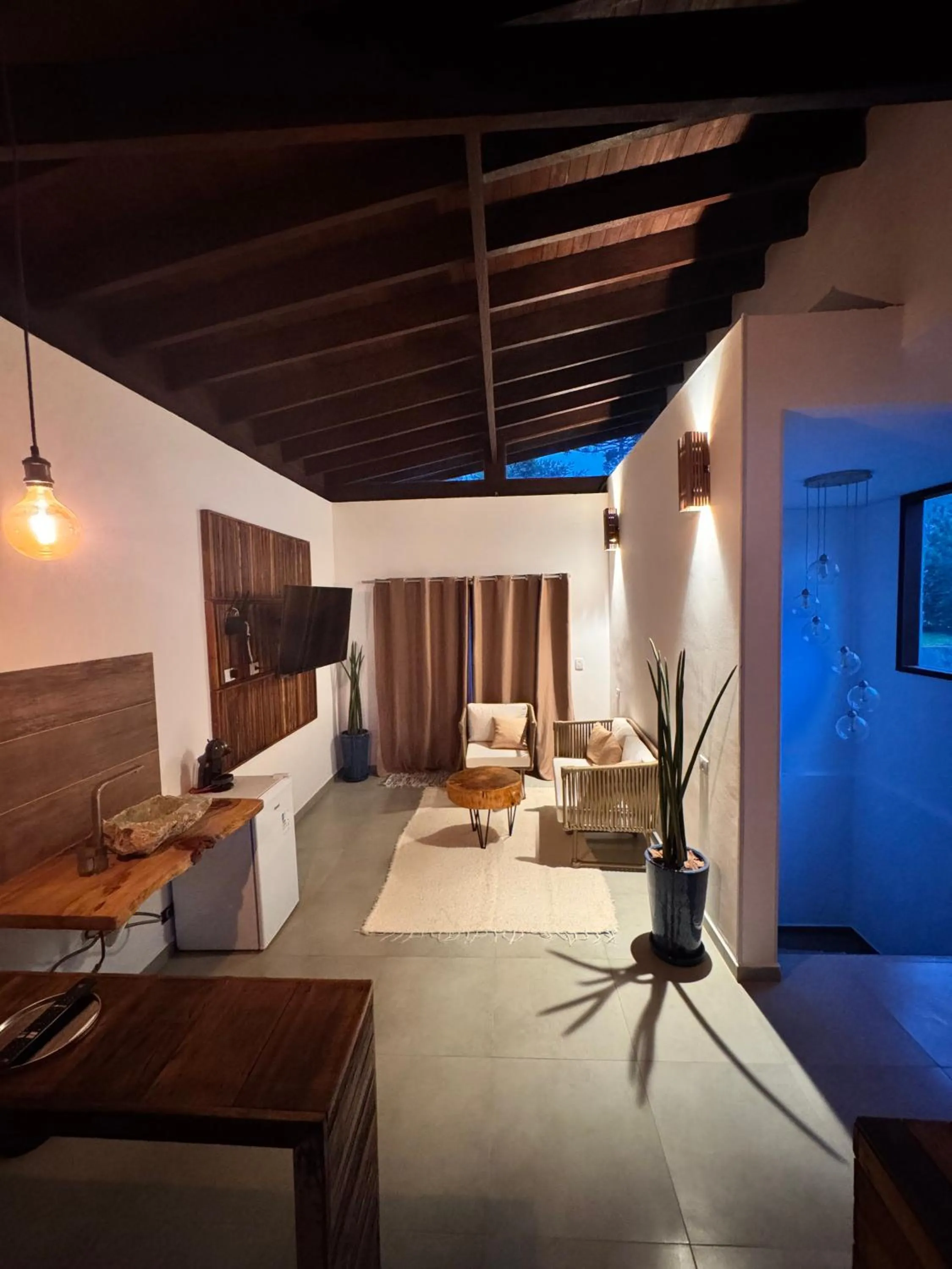 Living room in Pousada Jardim das Montanhas