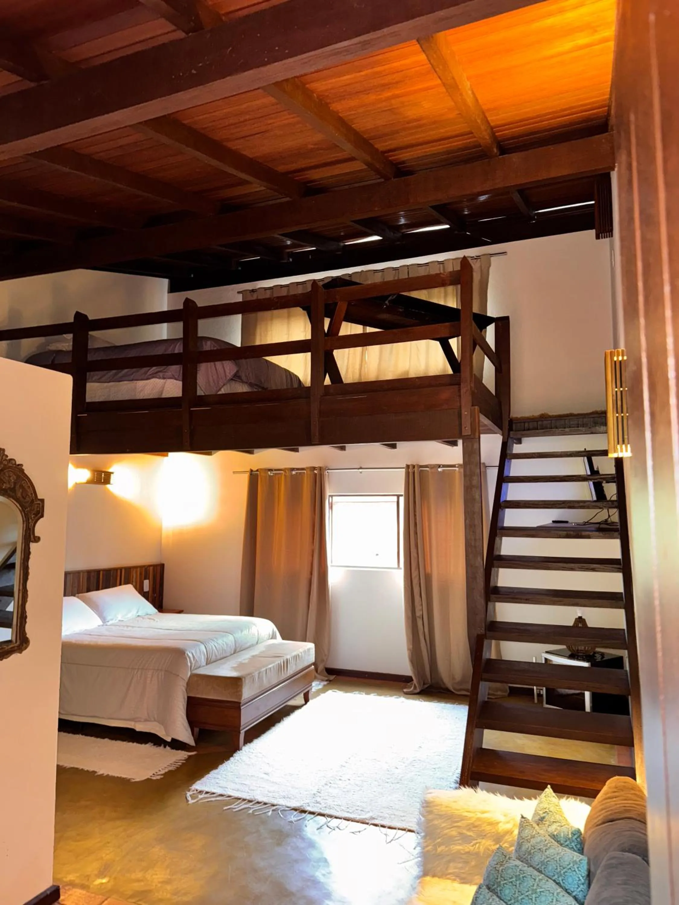 Bedroom, Bed in Pousada Jardim das Montanhas