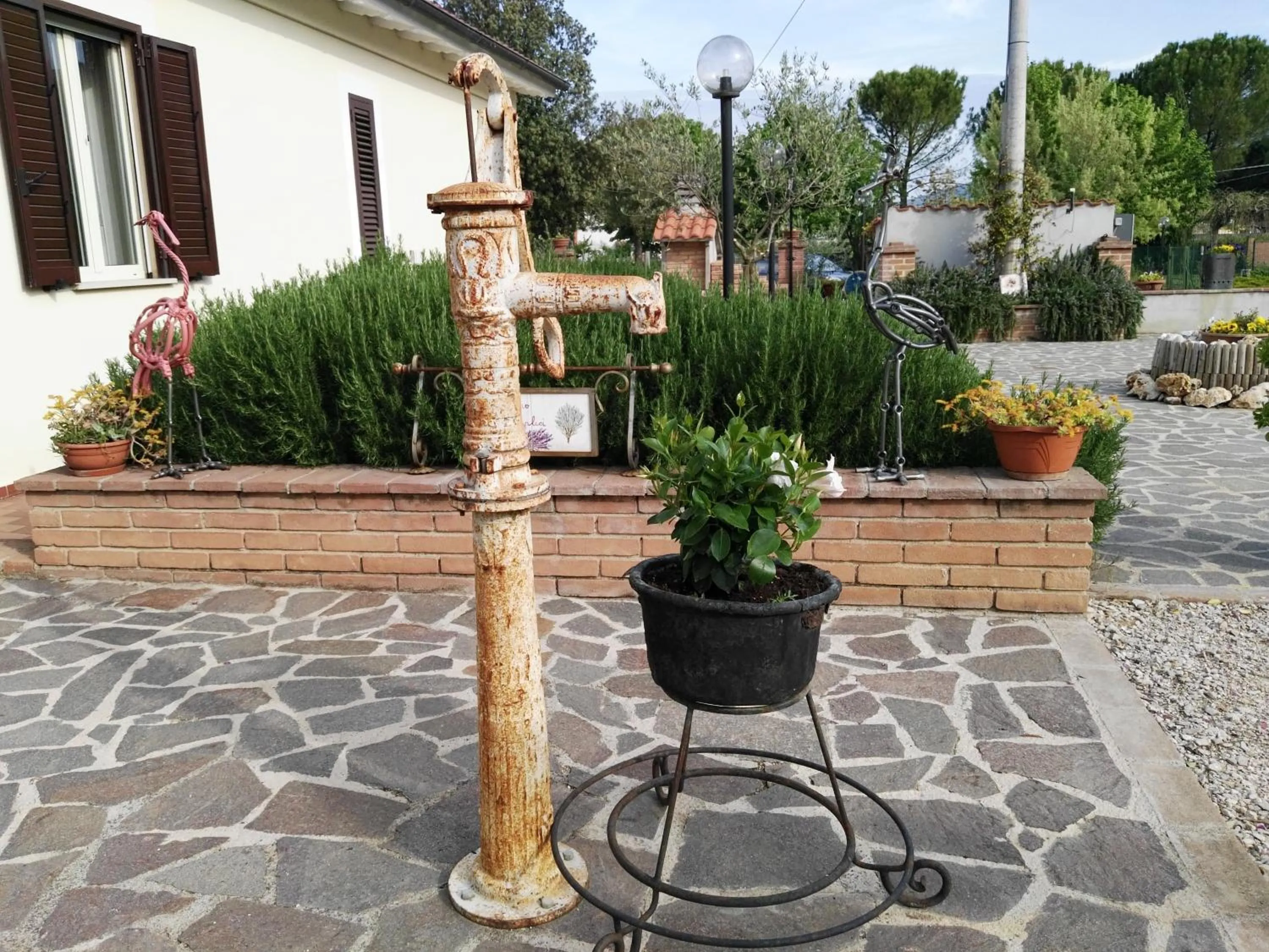 Decorative detail in Residence Terra Dei Santi Country House